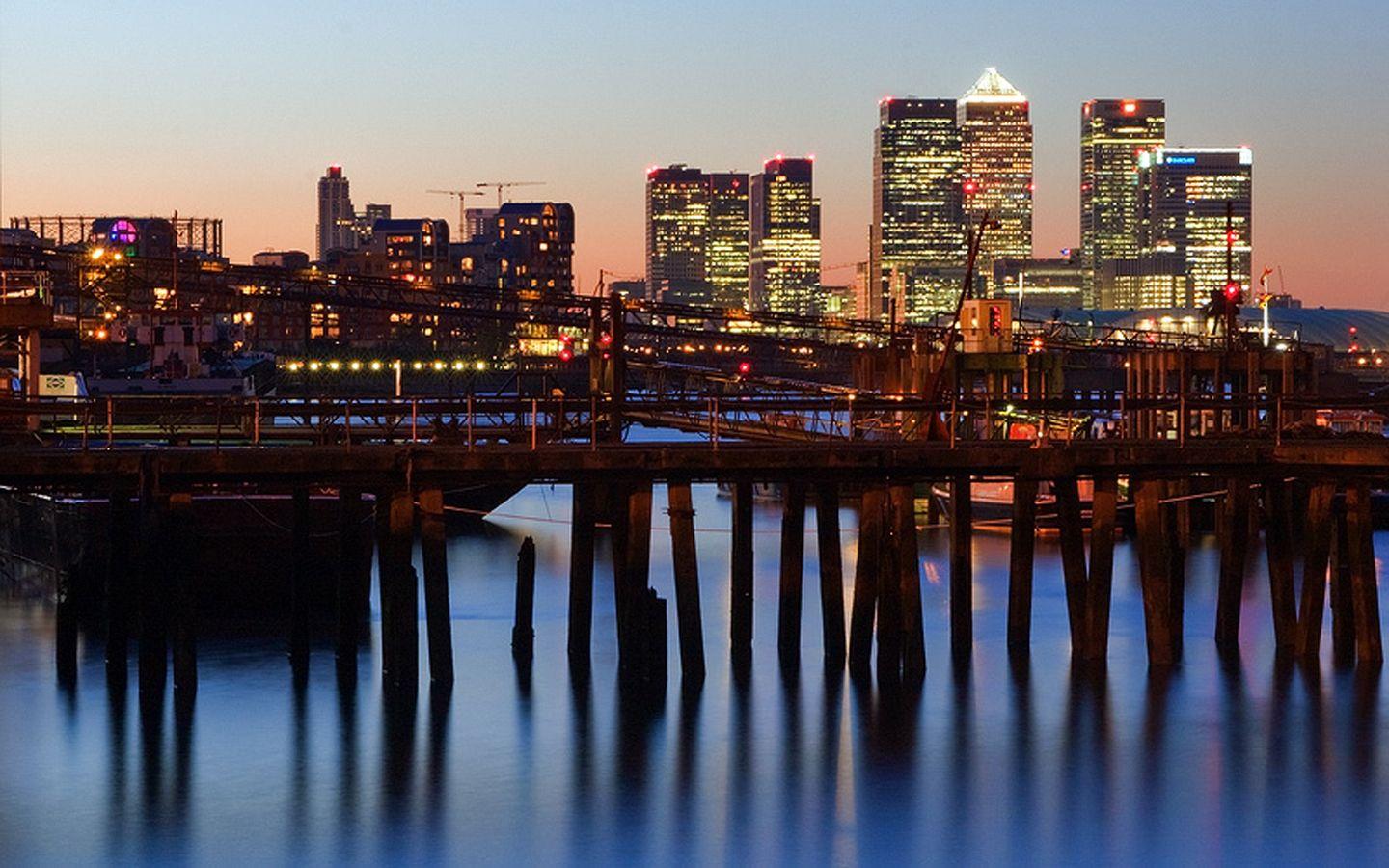 1440x900 London Skyline Background Wallpaper