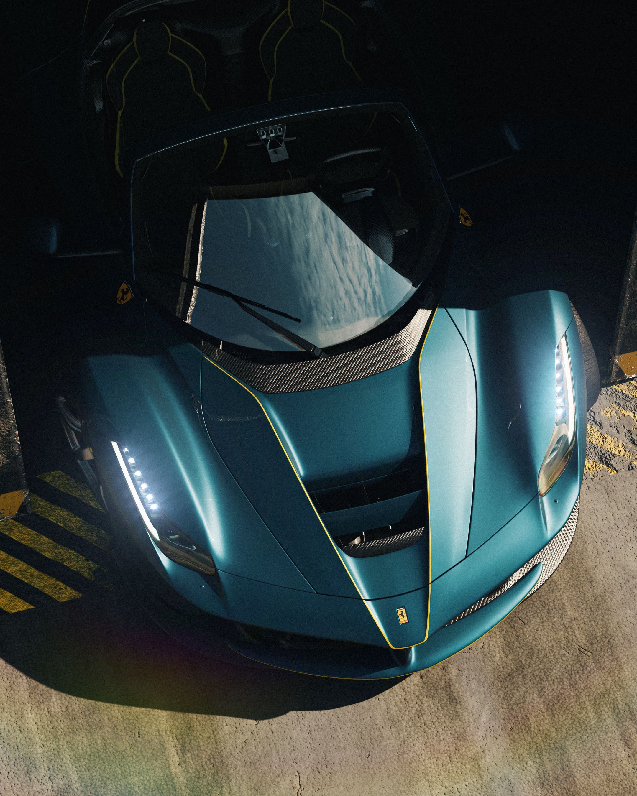 2160x2700 Laferrari Aperta Visualization
