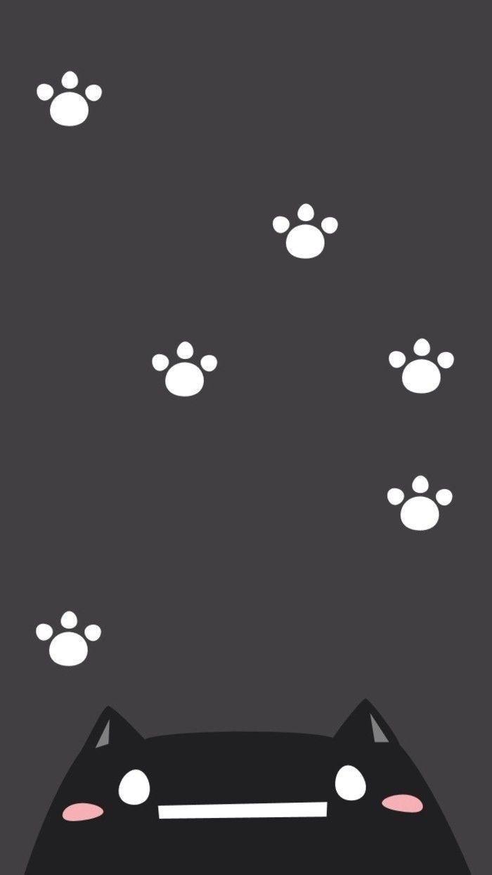 700x1243 contoh soal pelajaran puisi dan pidato populer: Anime Kawaii Cat Wallpaper