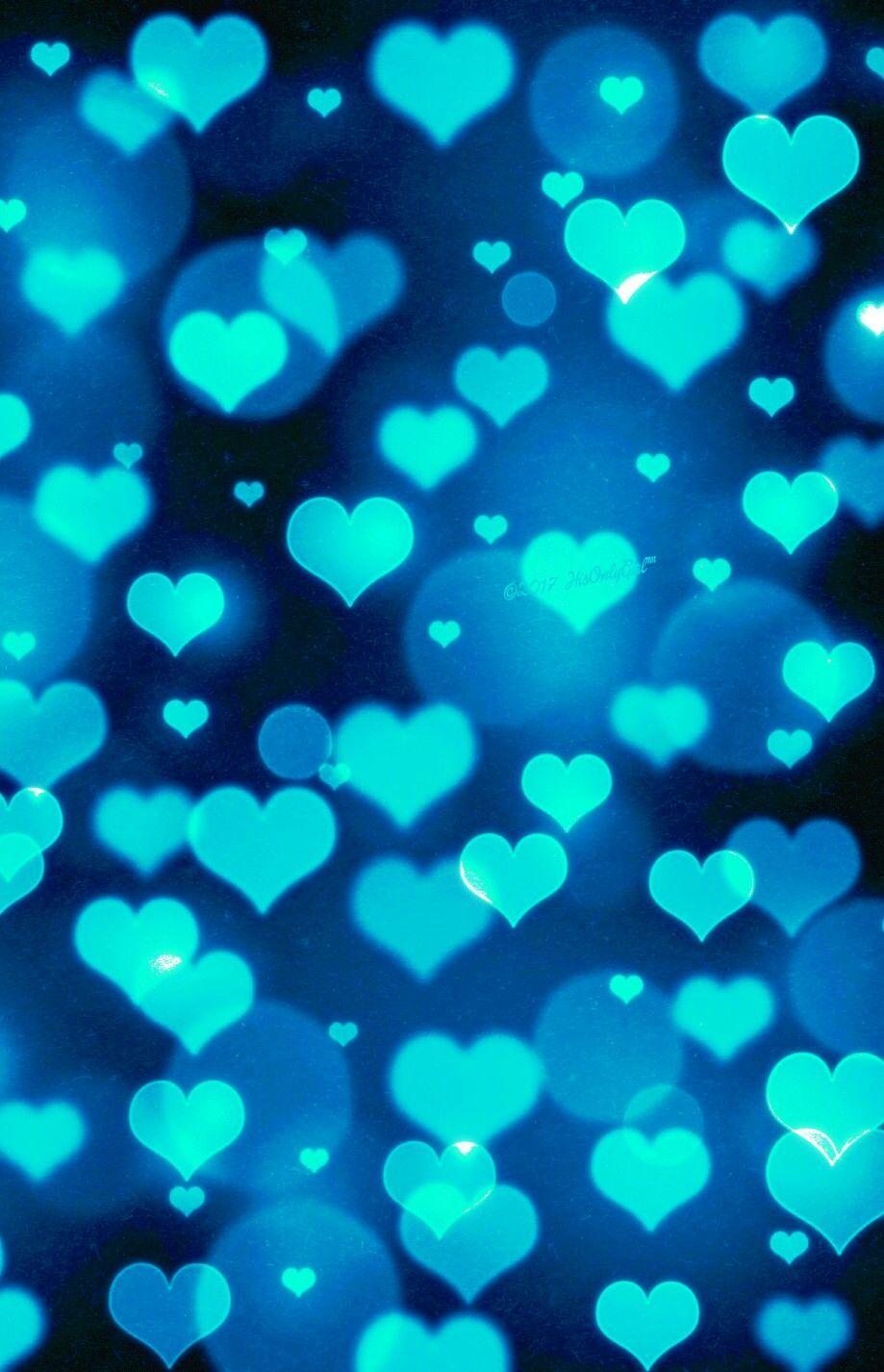 Cute Blue Heart Wallpapers - Top Free Cute Blue Heart Backgrounds ...