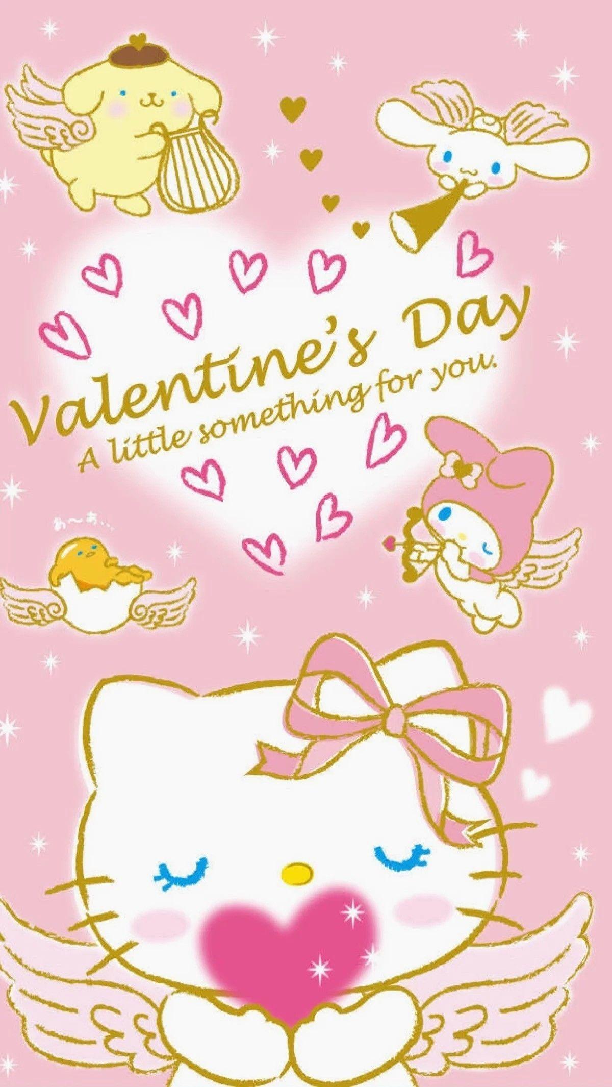 1200x2130 Hello Kitty Valentine Wallpaper background picture