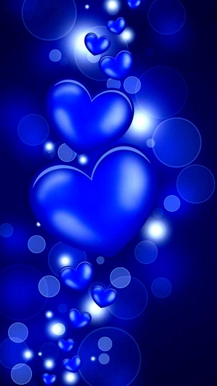 738x1309 Blue Heart Wallpaper (30 + Background Picture)