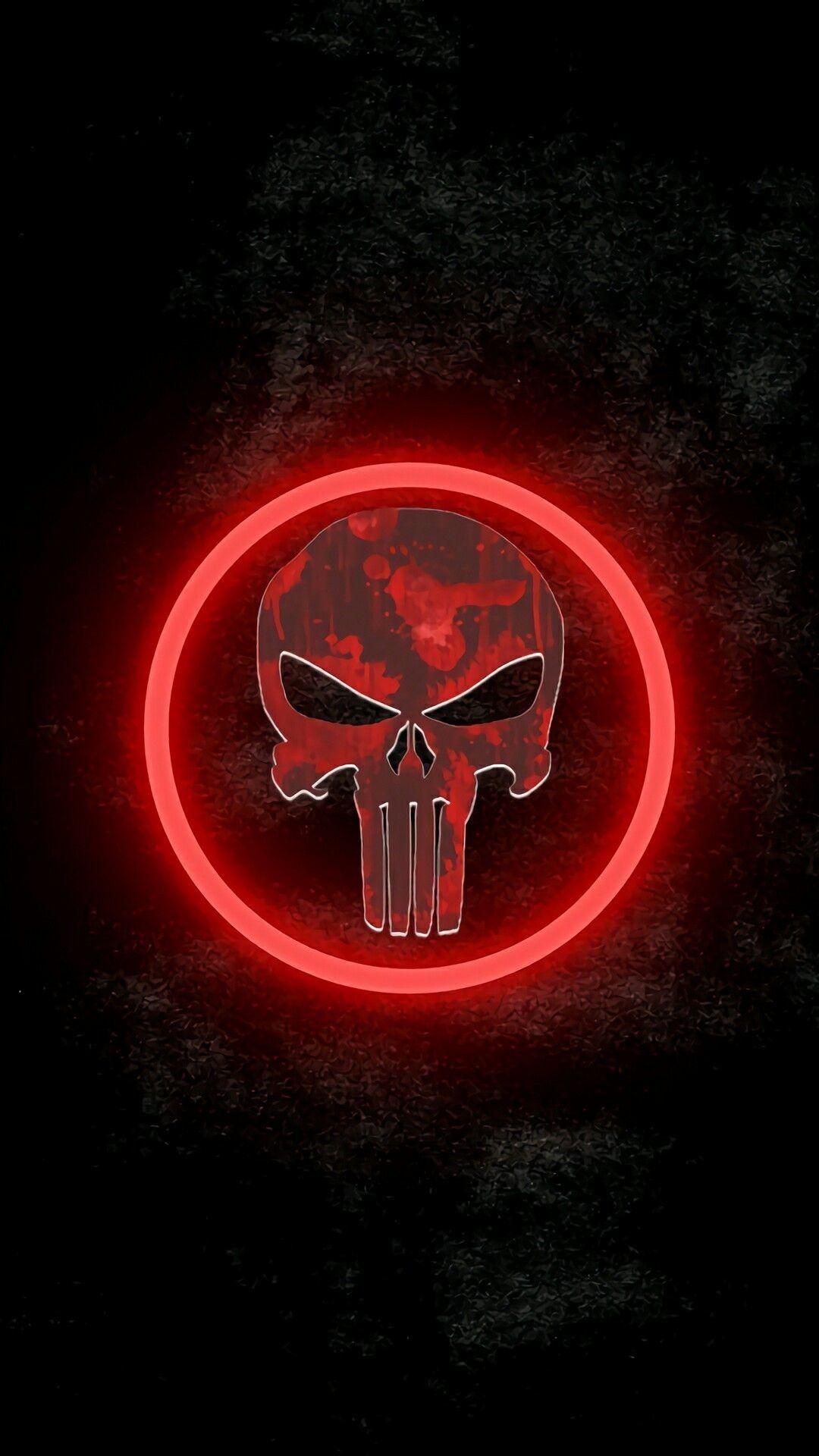 1080x1920 Marvel Red Skull hình nền