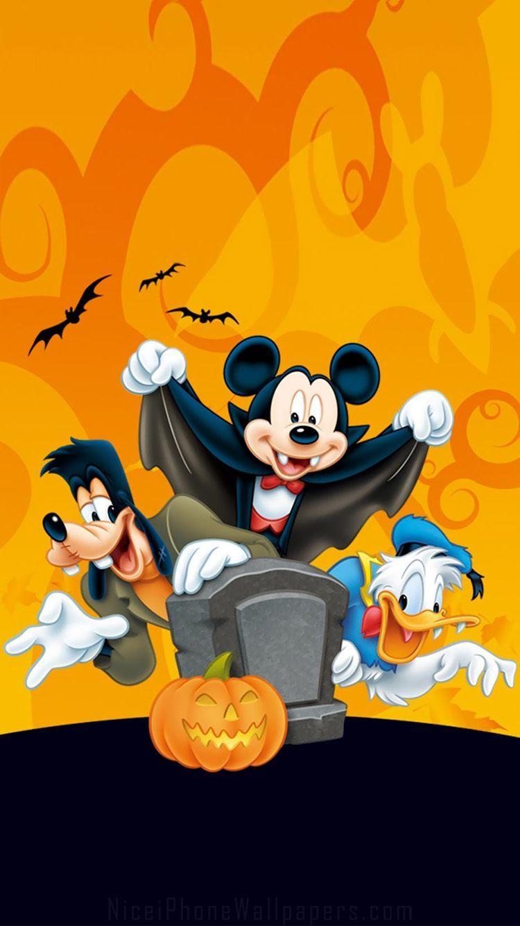 Image about wallpaper in Mickey  Friends by BriBri Martinez  Halloween  wallpaper cute Disneyland halloween Disney halloween