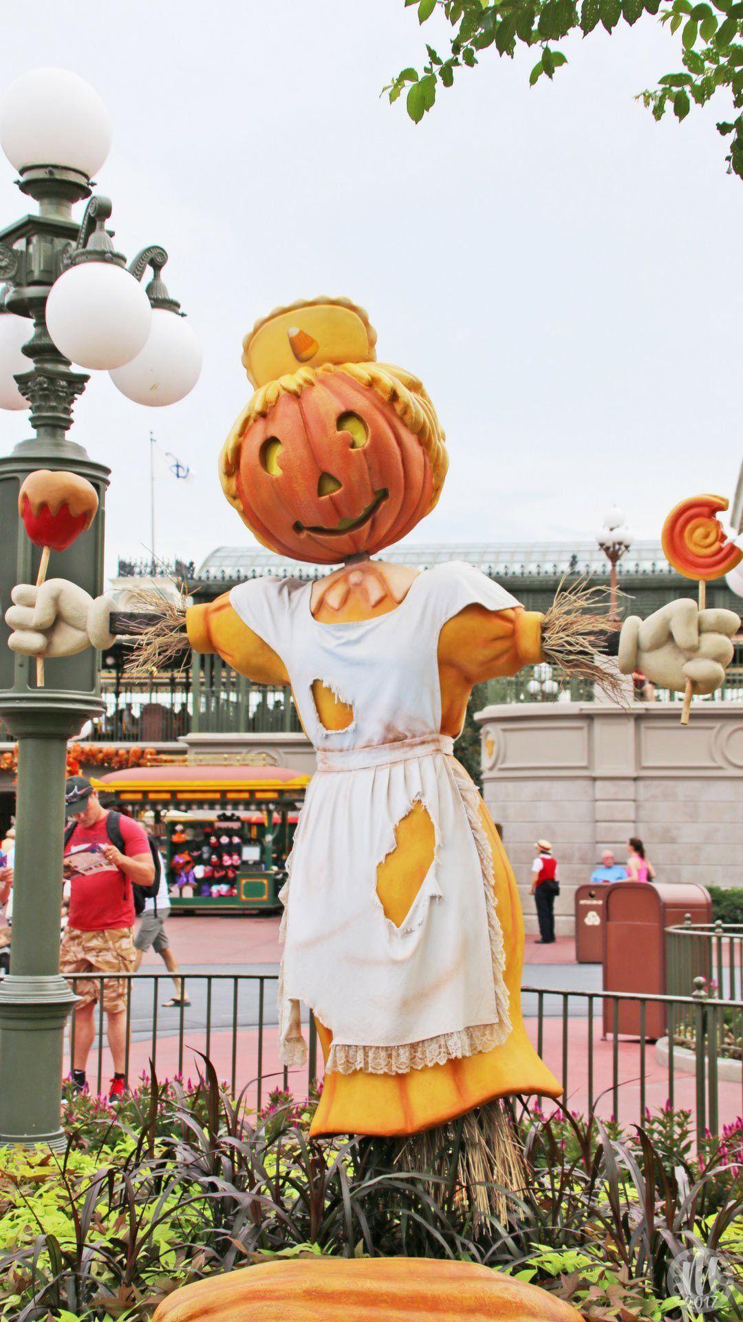 1080x1920 Disney Halloween iPhone Wallpaper from Magic Kingdom!