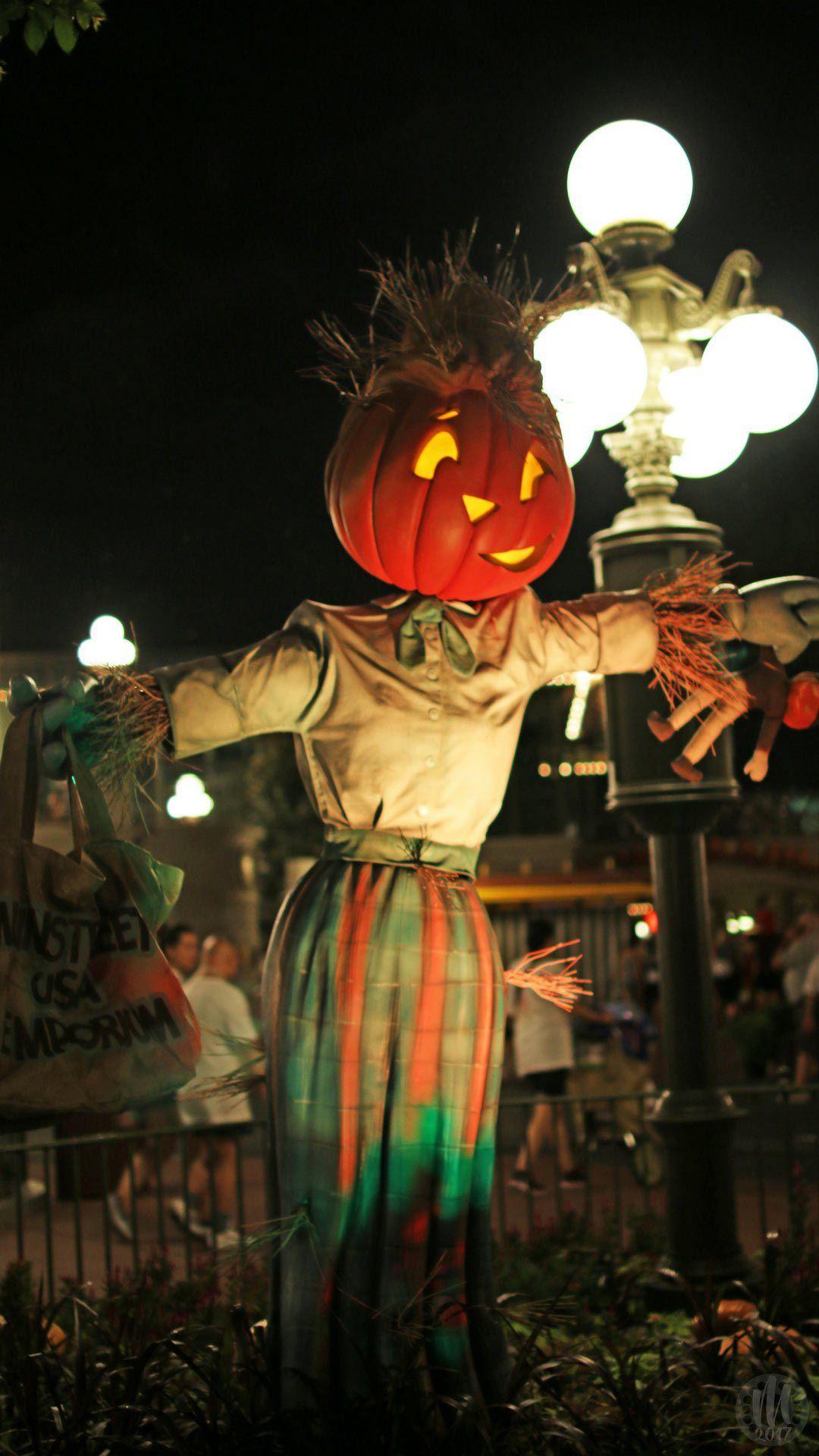 1080x1920 Disney Halloween iPhone Wallpaper from Magic Kingdom!