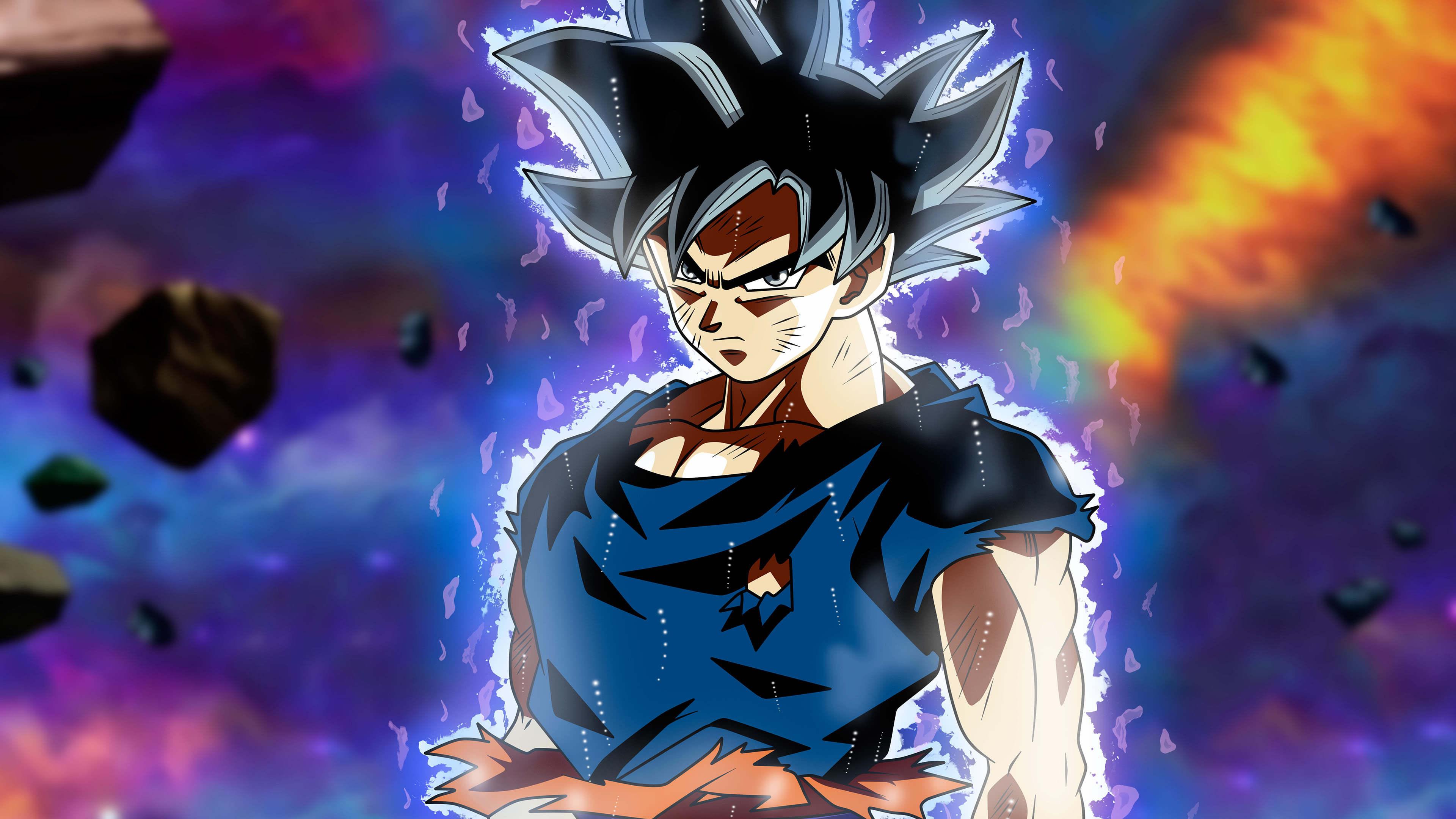 Hình nền 3840x2160 Dragon Ball Super Ultra Instinct Goku Portrait UHD 4K