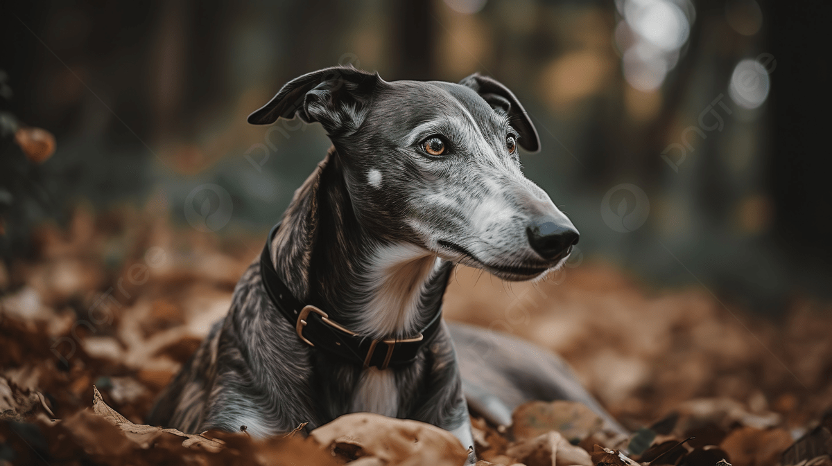 1200x673 Greyhound Dog Laying In The Fallen