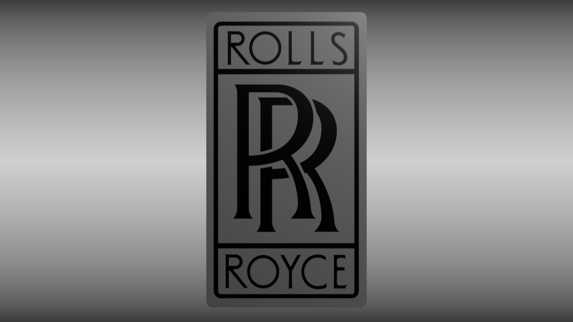 Rolls Royce на черном фоне