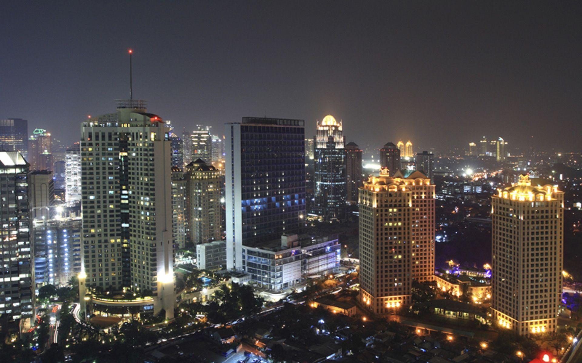 Beautiful Jakarta Cityscape with Modern Skyscrapers Editorial Stock Image -  Image of business, glow: 142786944