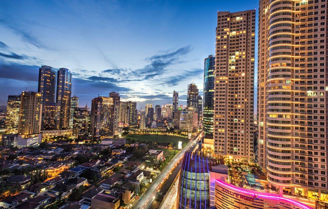 1332x850 Wallpaper building, Indonesia, Jakarta, Indonesia