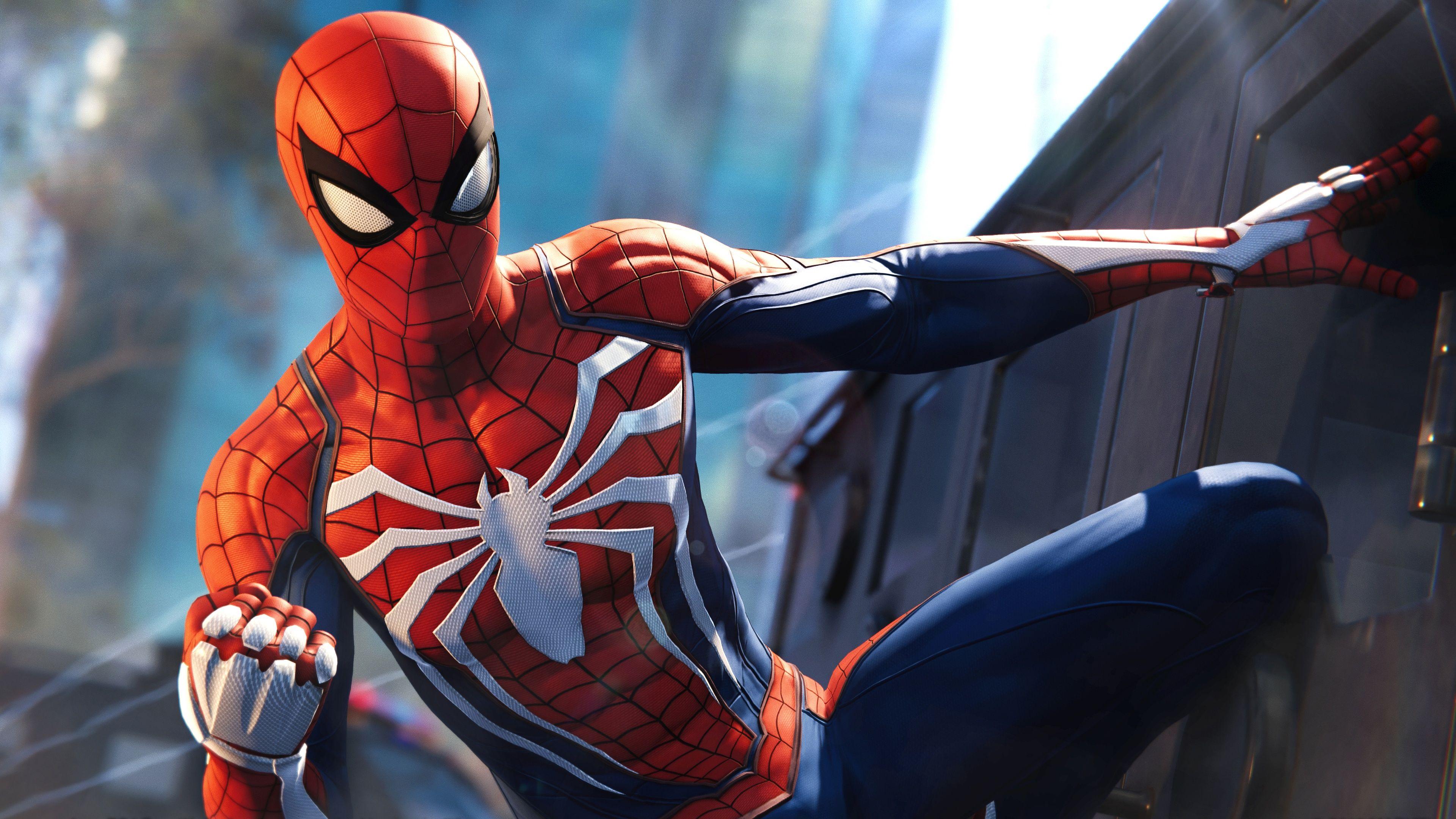 3840x2160 Spider Man PS4 Spiderman With Hand Held Wallpaper 4k Ultra