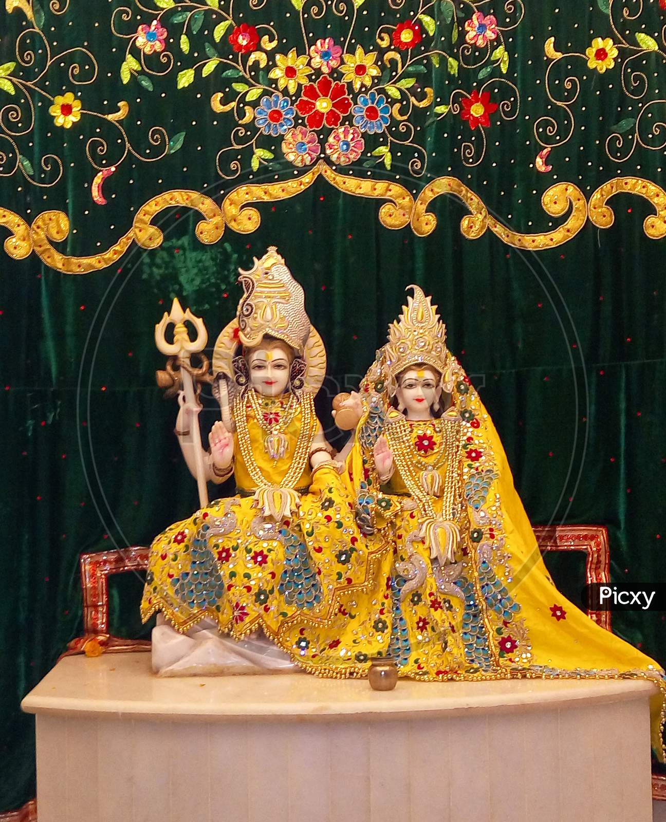 1296x1600 Image Of Shiv Durga SW041749 Picxy