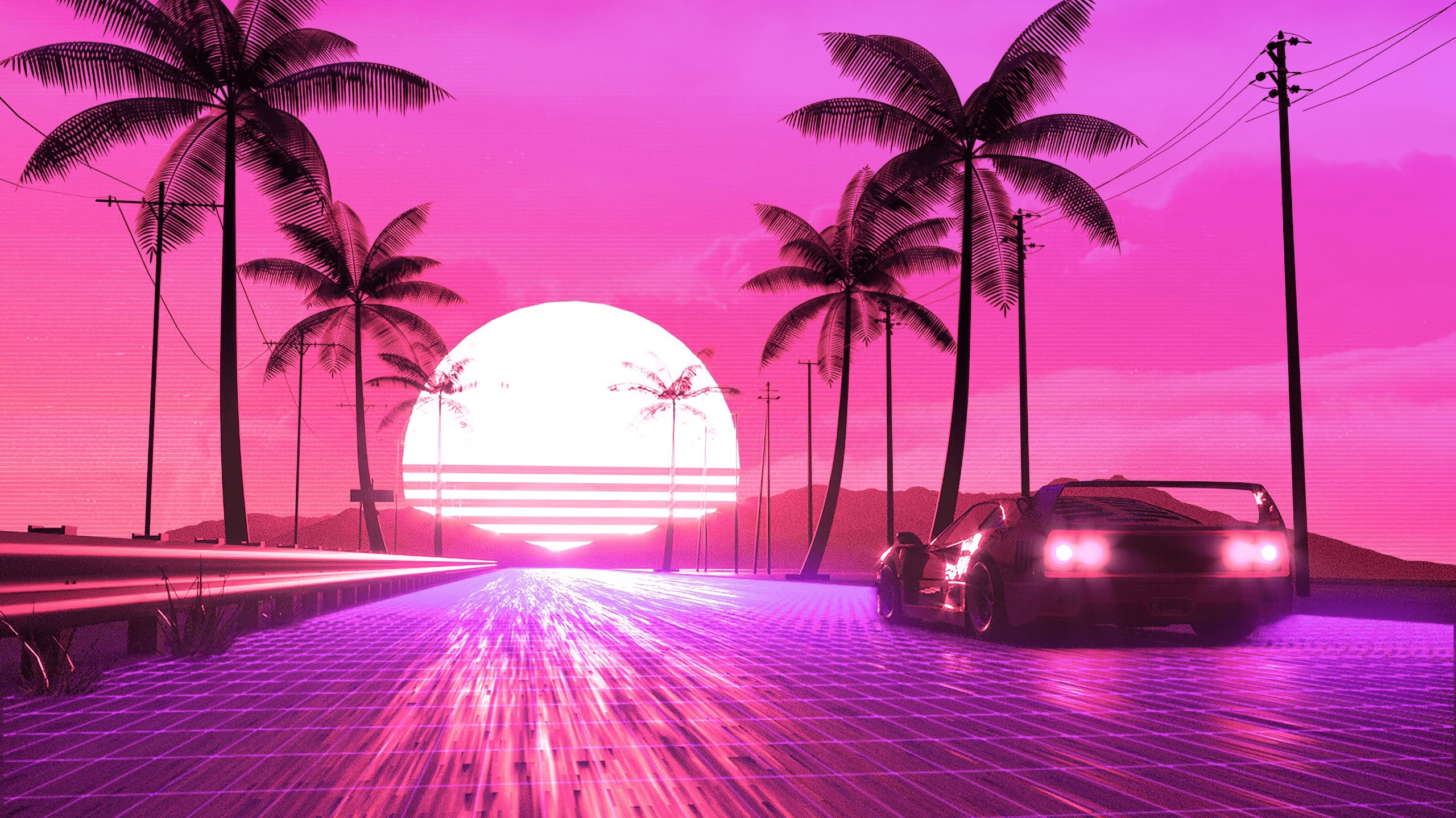 2560x1440 Car to Neon