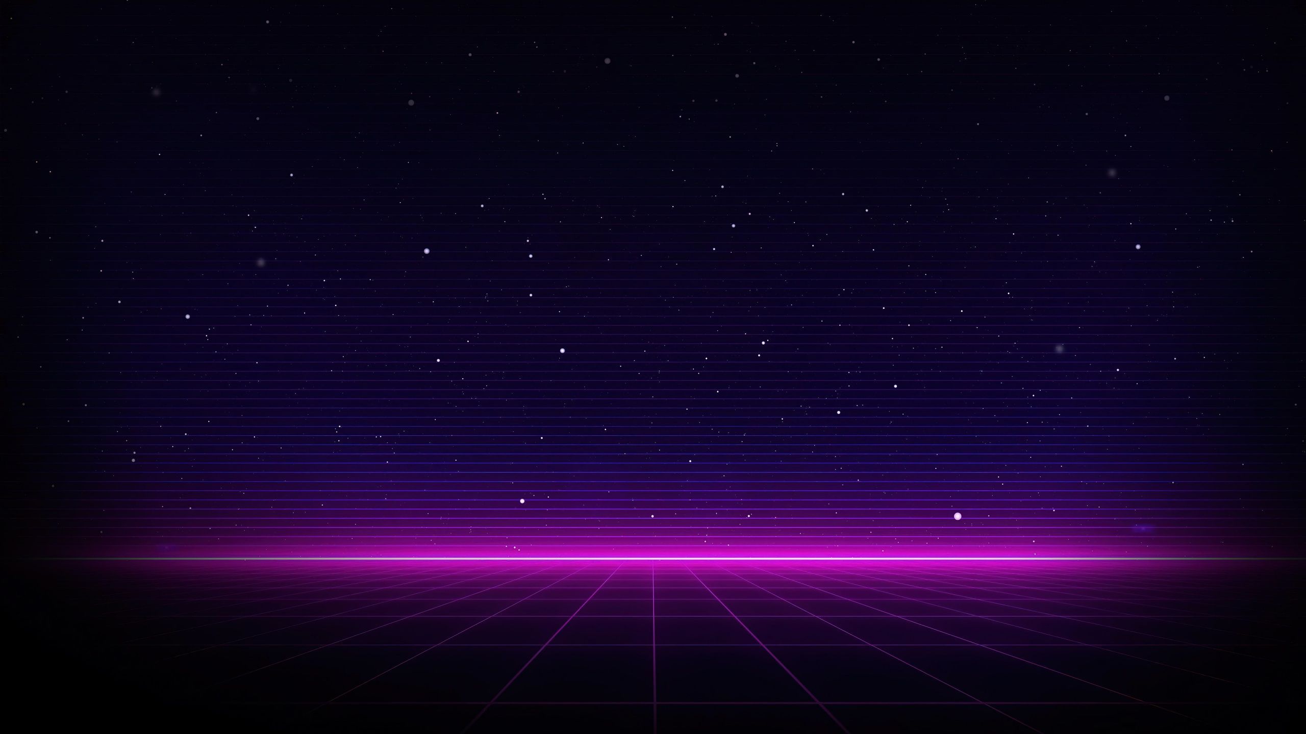 2560x1440 Outrun Wallpaper 4K, Neon, Dark