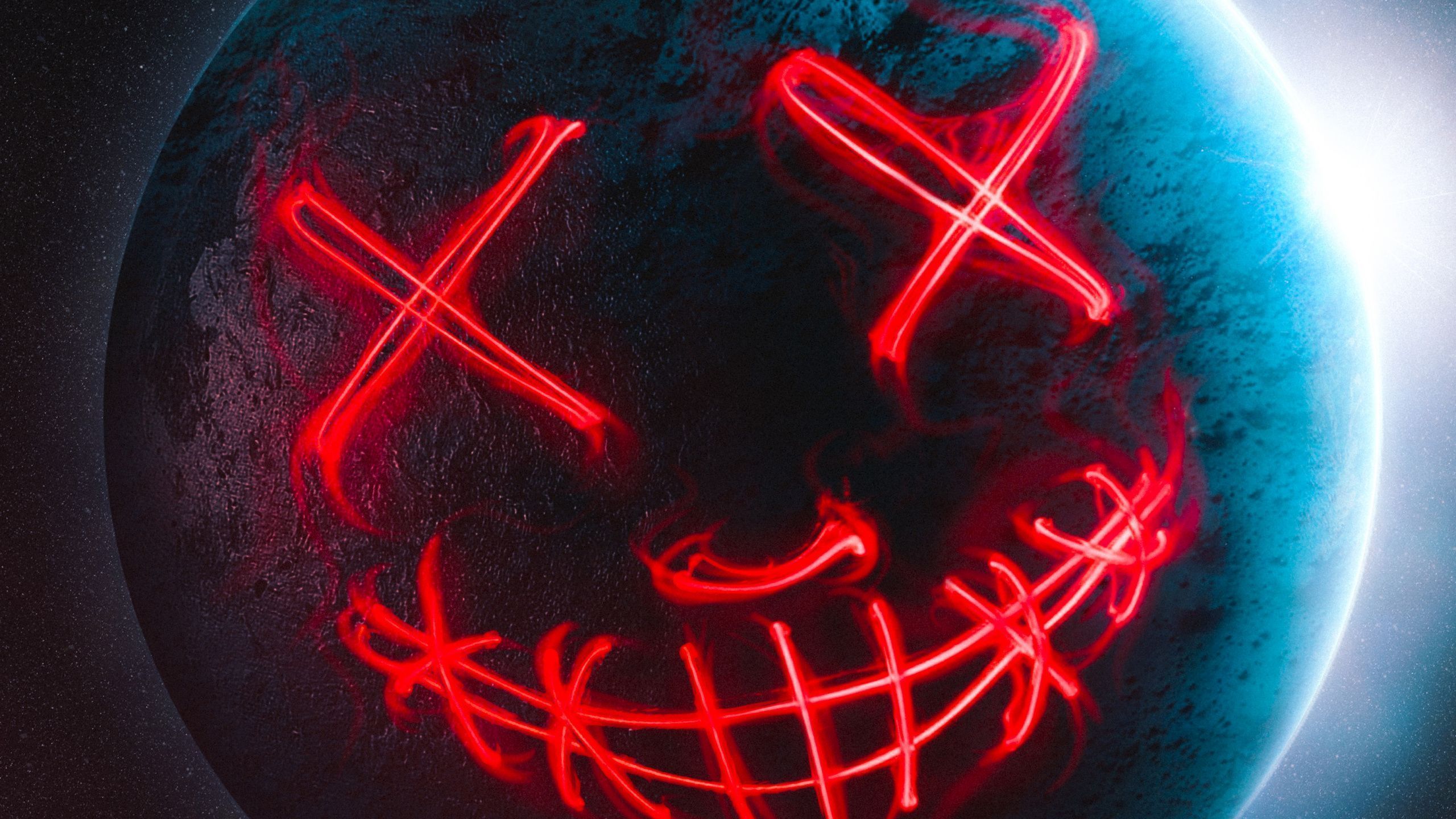 2560x1440 Neon WQHD, QHD, 16:9 Wallpaper, HD