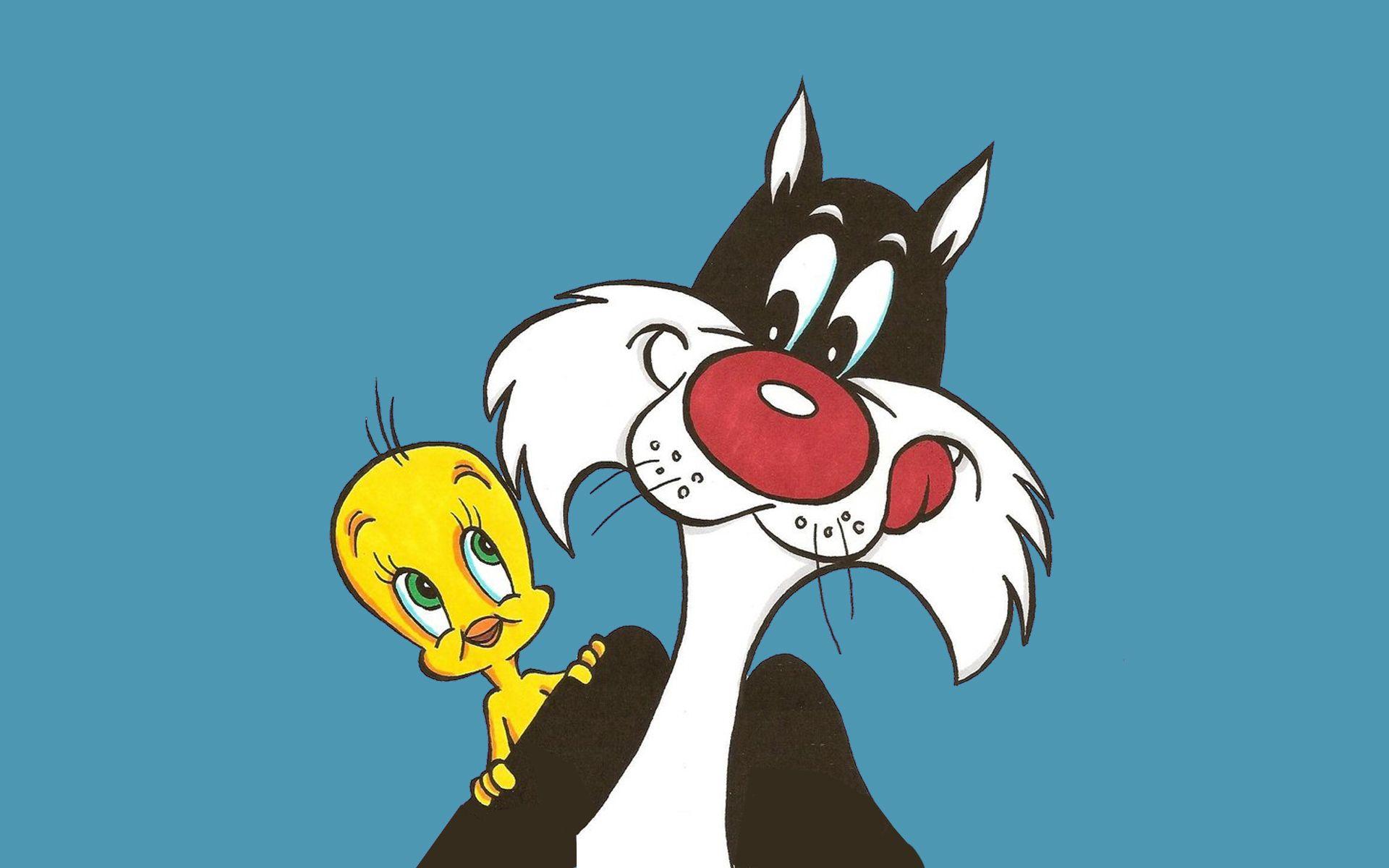 1920x1200 Desktop HD Wallpaper Looney Tunes Tweety And Sylvester Cat