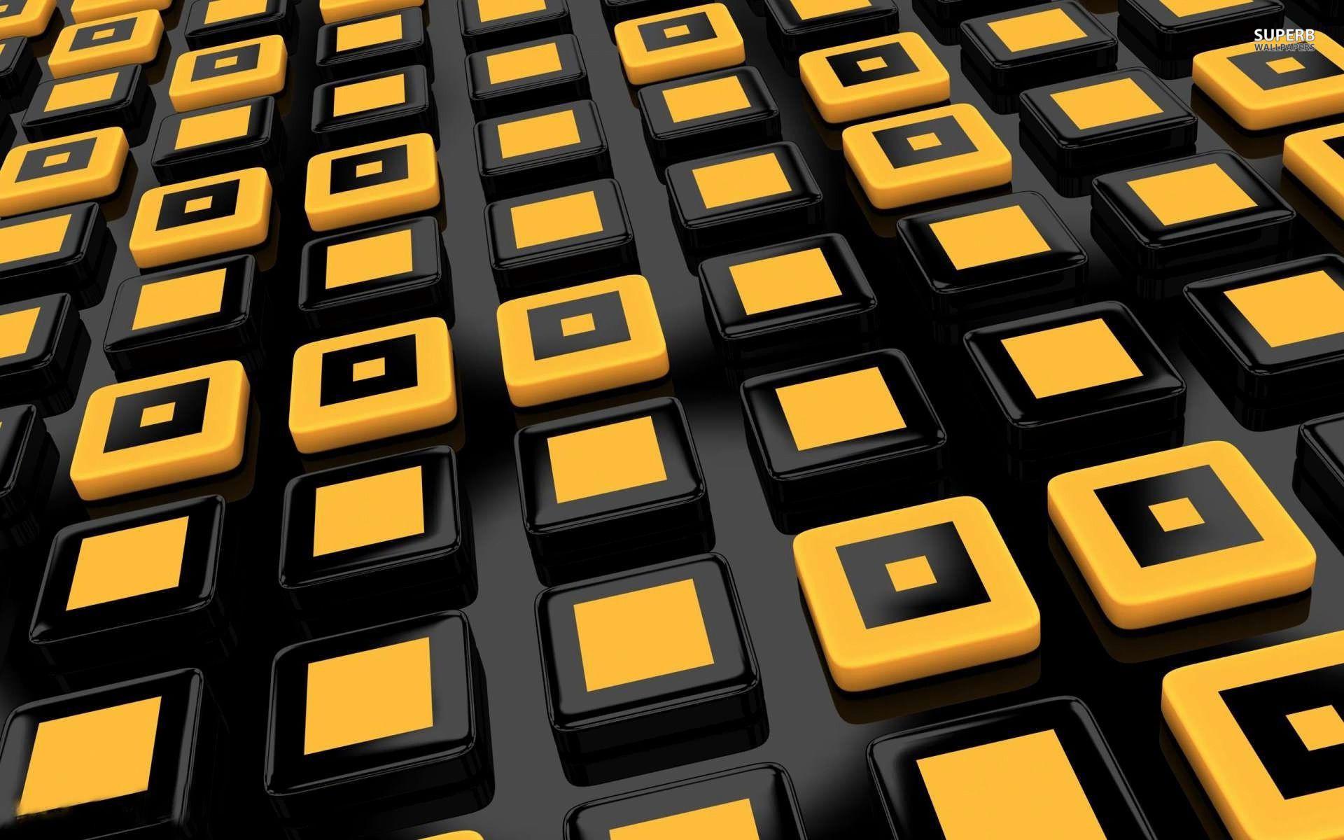 1920x1200 Black And Yellow Wallpaper