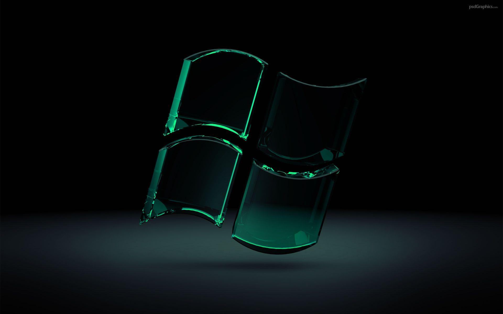 1920x1200 Black Windows Wallpaper