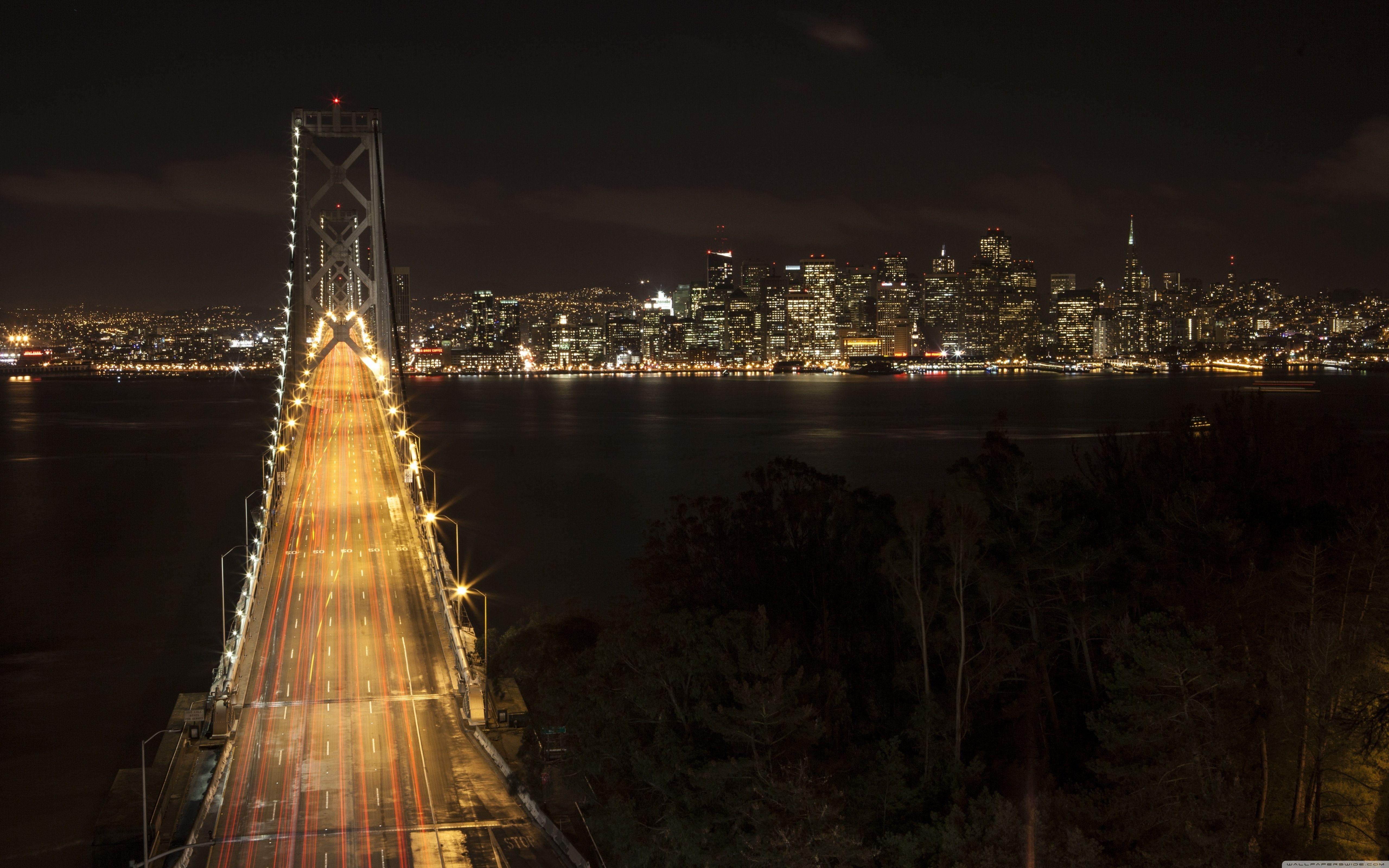 5120x3200 Oakland Bay Bridge, San Francisco ❤ 4K HD Desktop Wallpaper