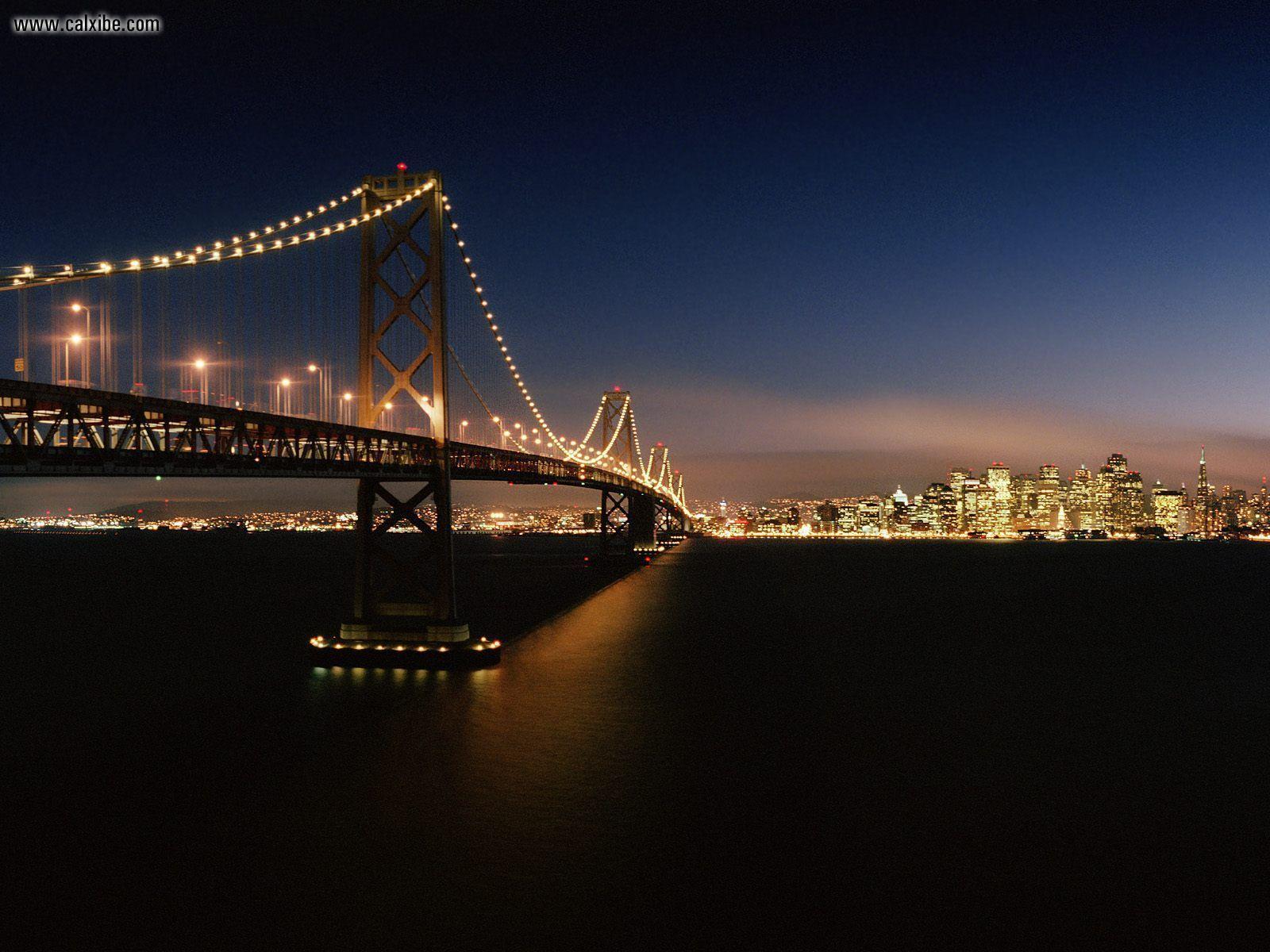 1600x1200 Known places: Oakland Bay Bridge, San Francisco, California
