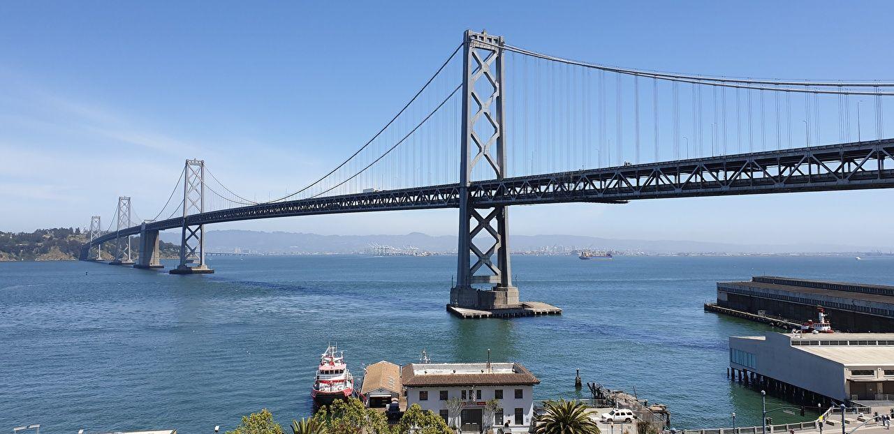 1280x622 Photo California USA Auckland, Oakland Bay Bridge, San