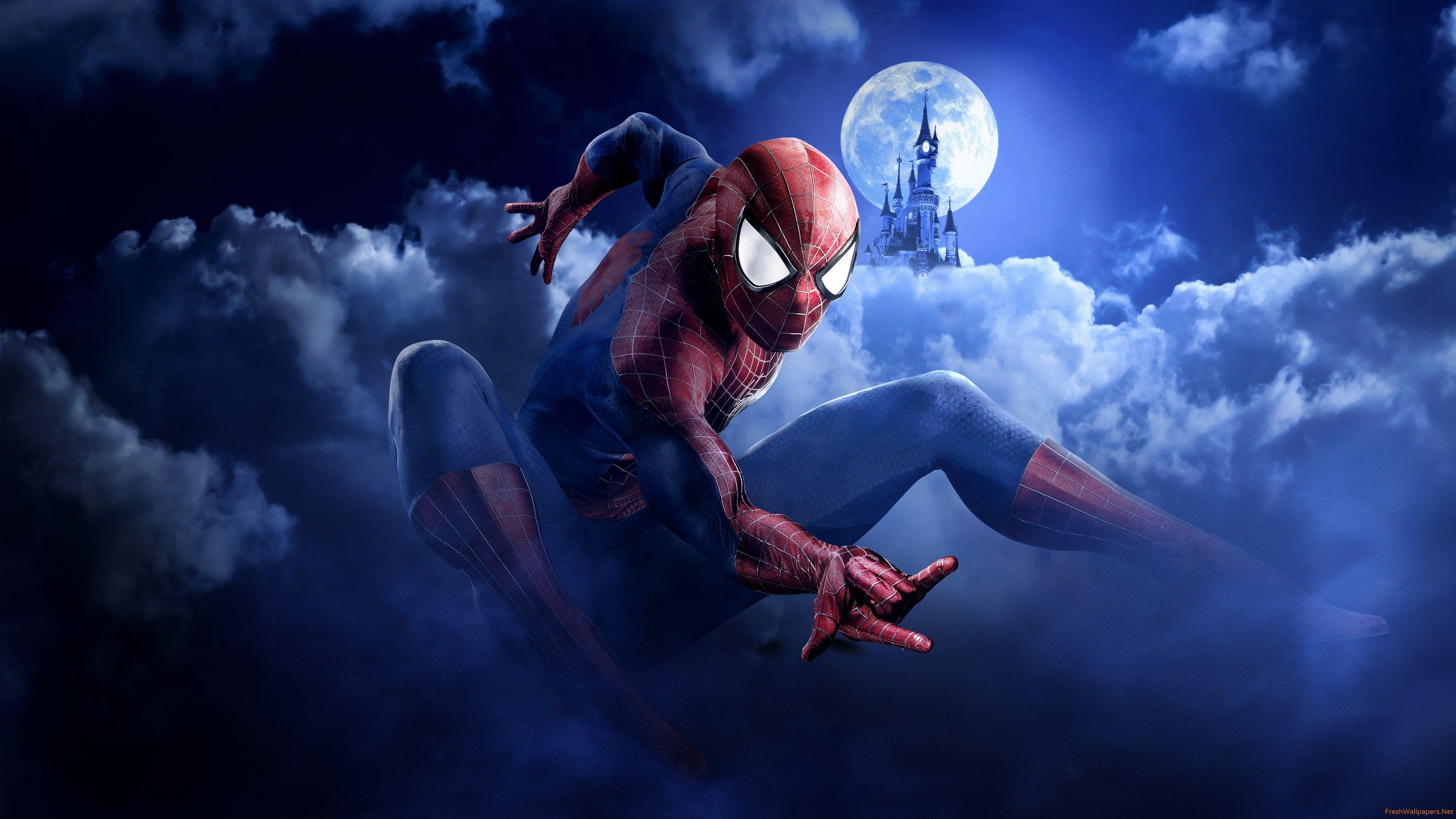 3840x2160 Spiderman Disneyland Paris Marvel Summer Of Superheroes