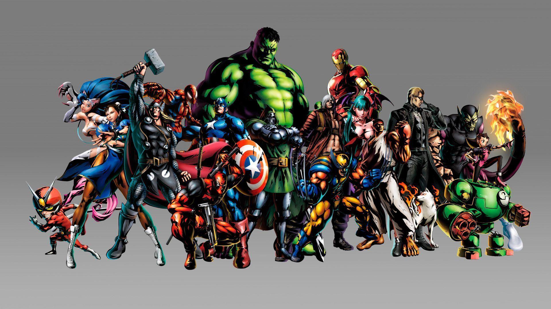 1920x1080 Marvel Superheroes Wallpaper HD / Star ULTRA HD Textures