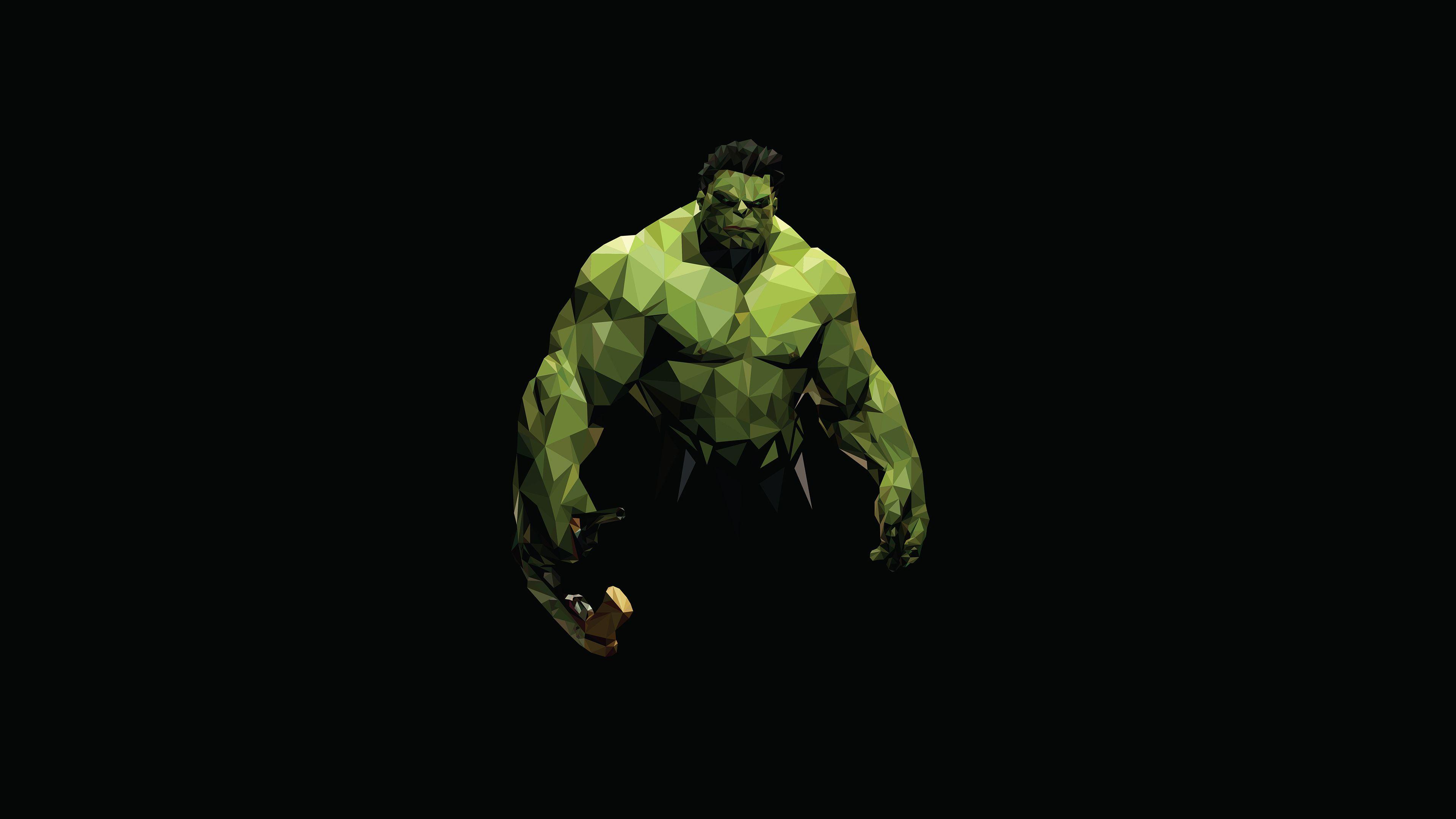 3840x2160 Wallpaper 4k Hulk Polyart artist wallpaper, artwork