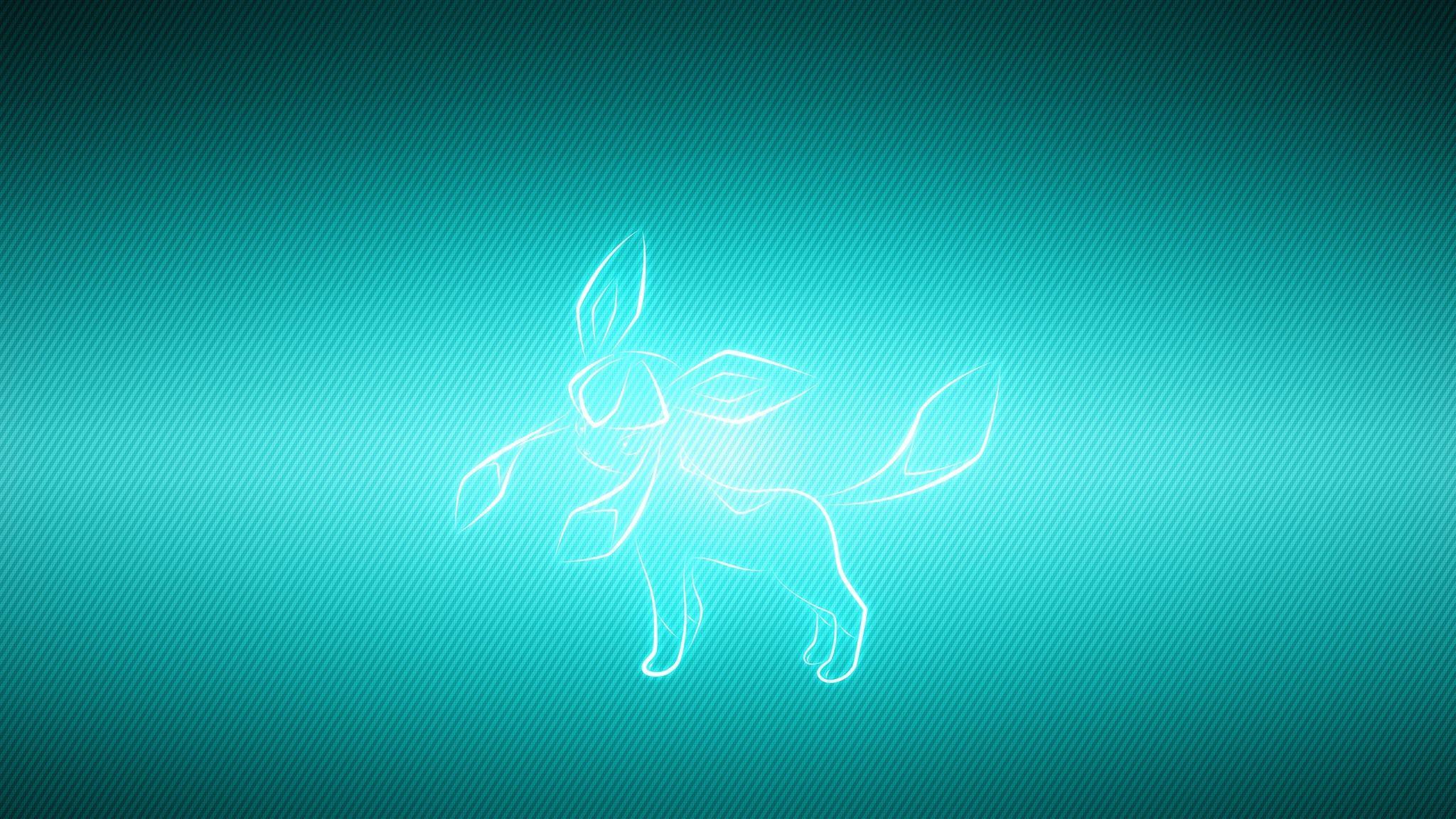 2048x1152 Download wallpaper 2048x1152 animal, pet, pokemon, glaceon ultrawide