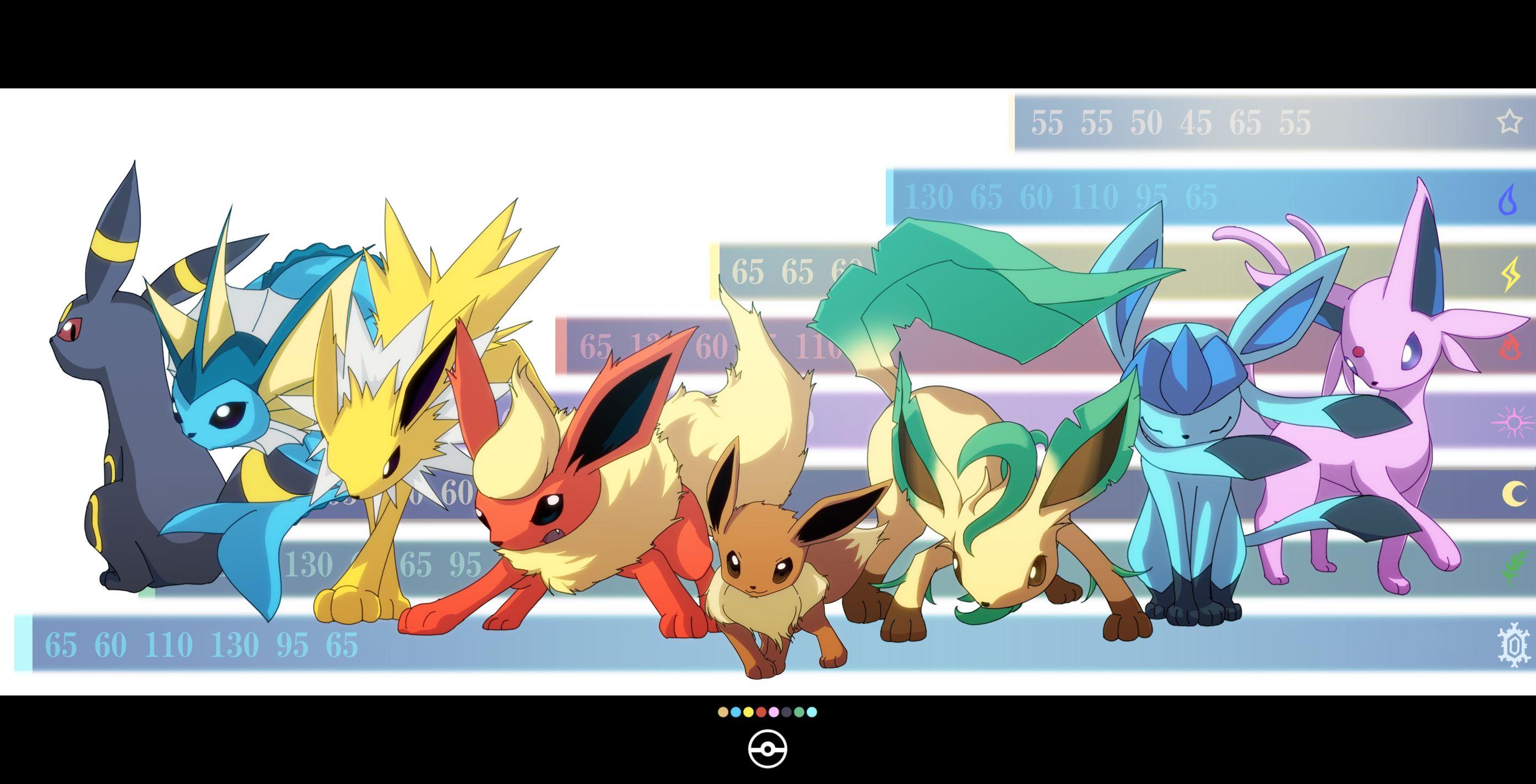 2788x1424 glaceon wallpaper