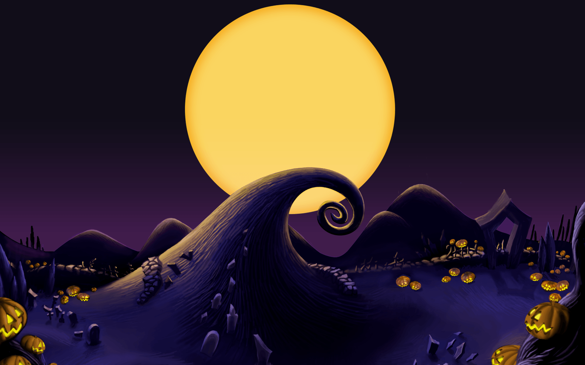 nightmare before christmas desktop wallpaper