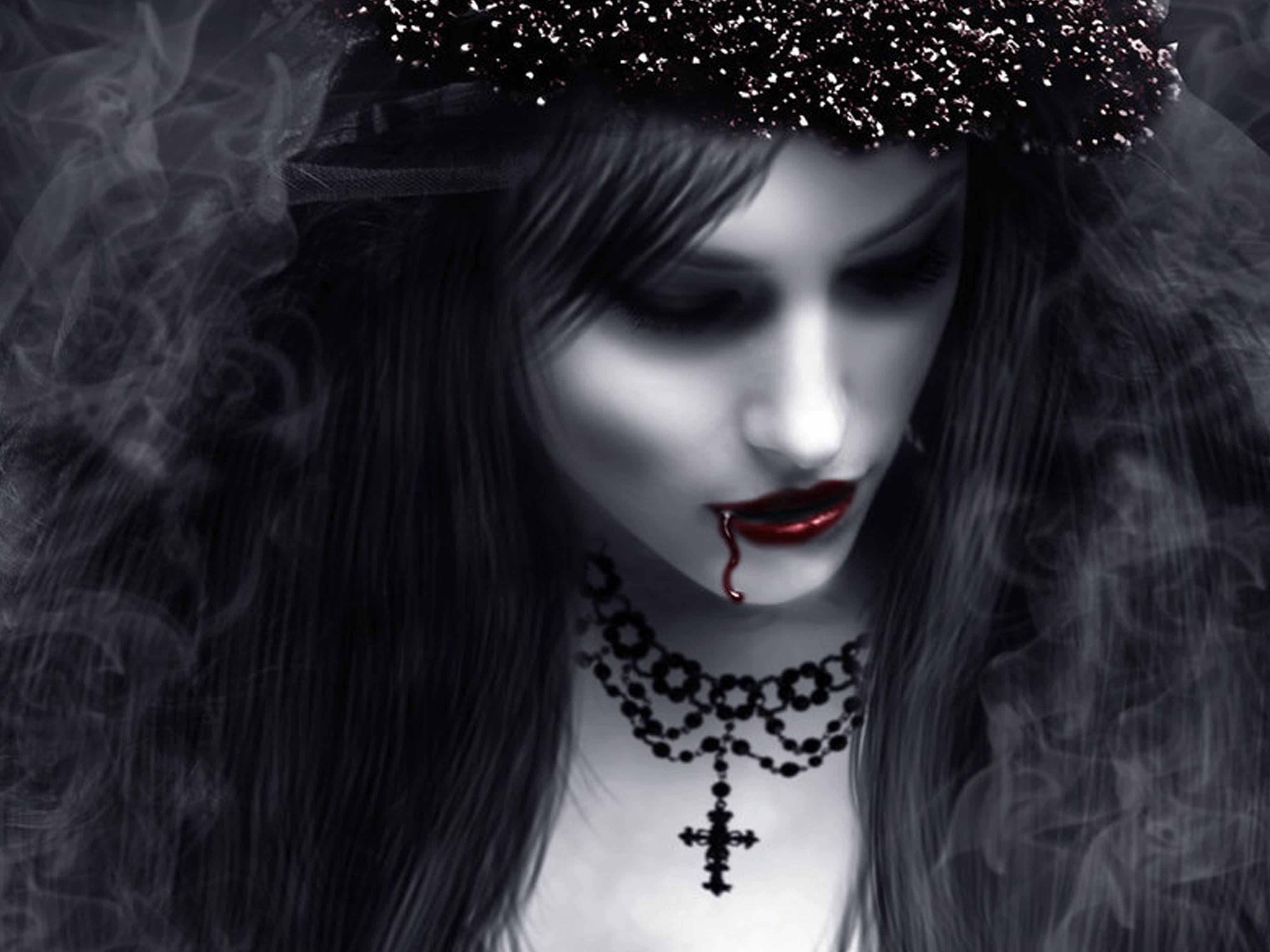 4000x3000 Nocturnal Girl wallpaper from Vampire wallpaper. Vamps