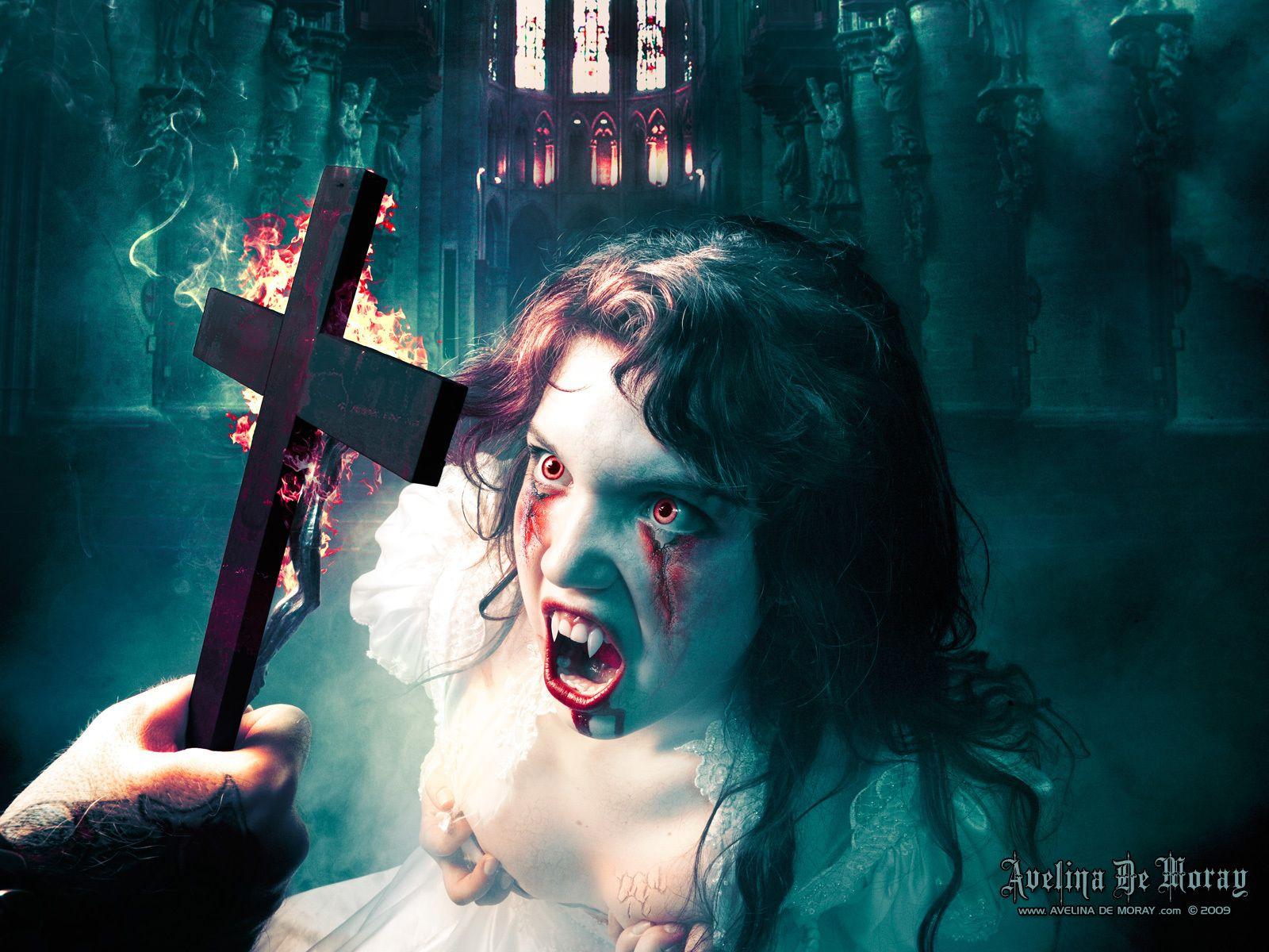 1600x1200 Vampire and gothic wallpaper by Avelina De Moray