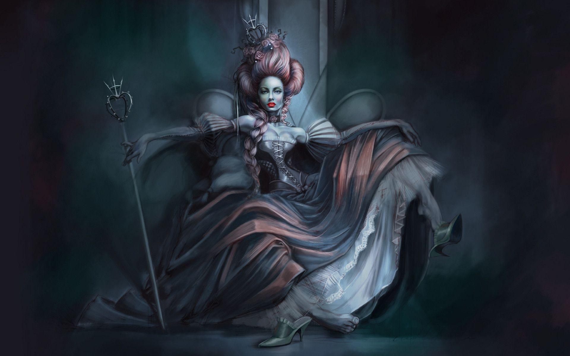 1920x1200 Female Vampire Wallpaper