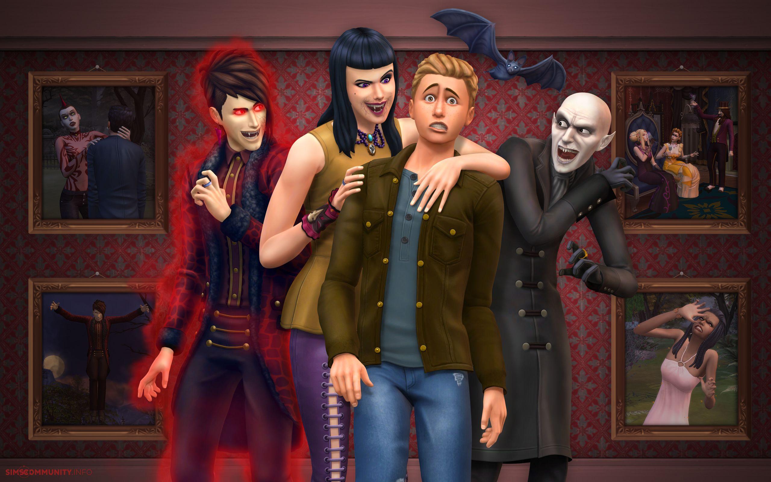2560x1600 The Sims 4 Vampires: Desktop & Smartphone Wallpaper