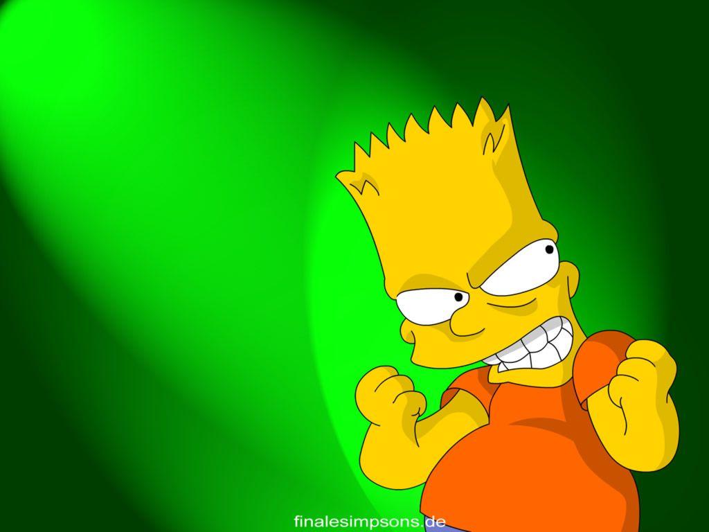 1024x768 Tải xuống hình nền: Bart Simpson, Simpsons, hình nền