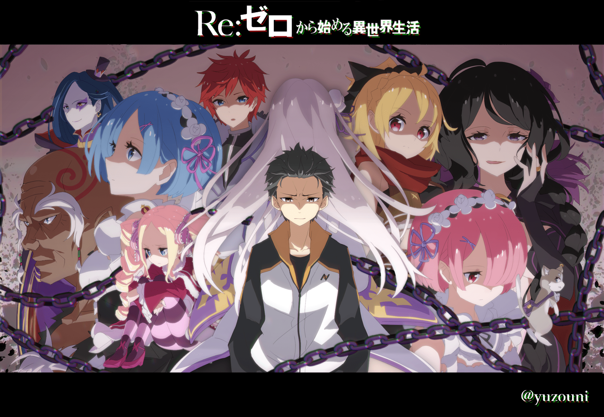 2017x1394 Re:ZERO -Starting Life In Another World- HD Wallpaper