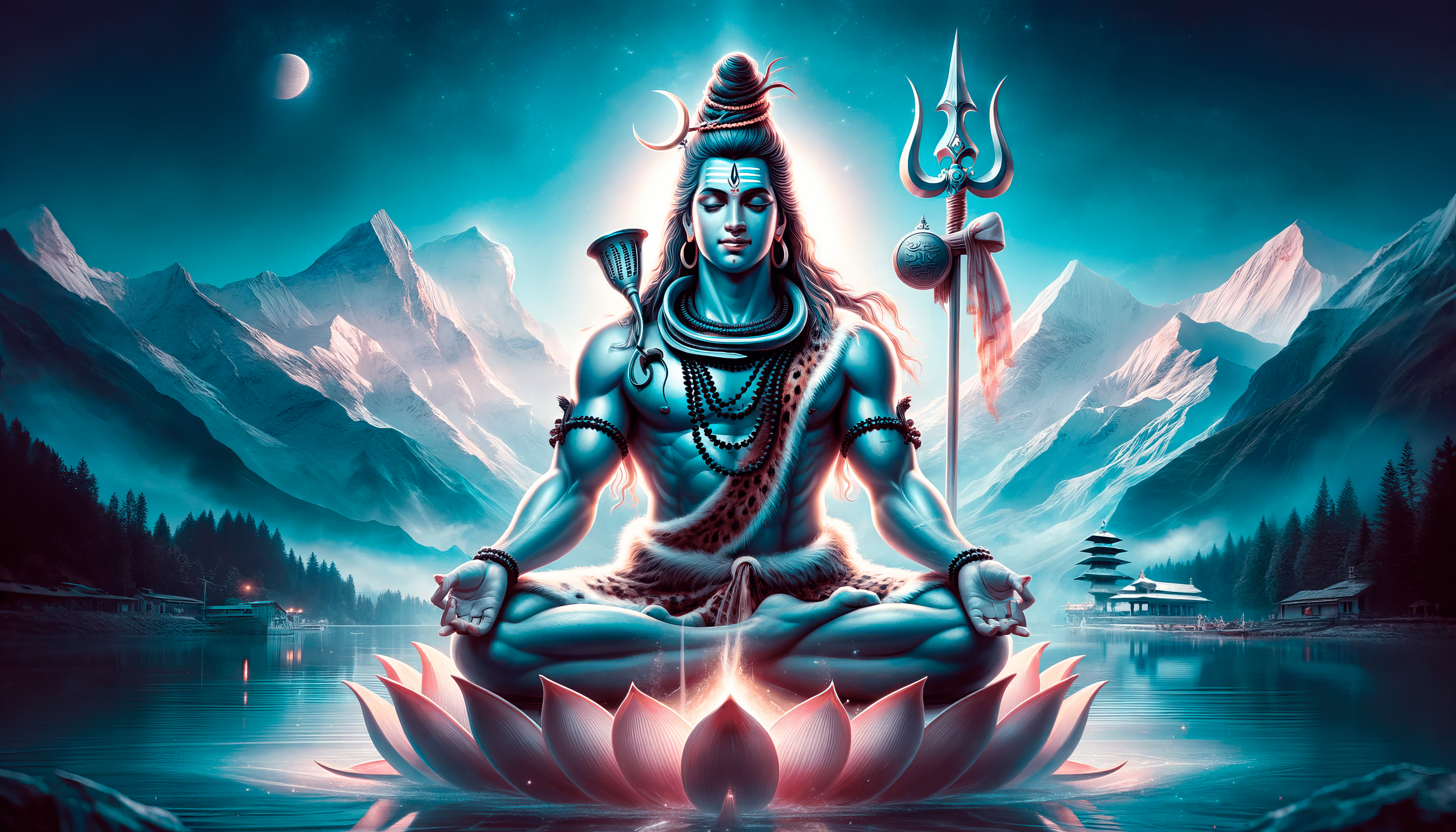 3584x2048 Mahadev Wallpaper, Phone