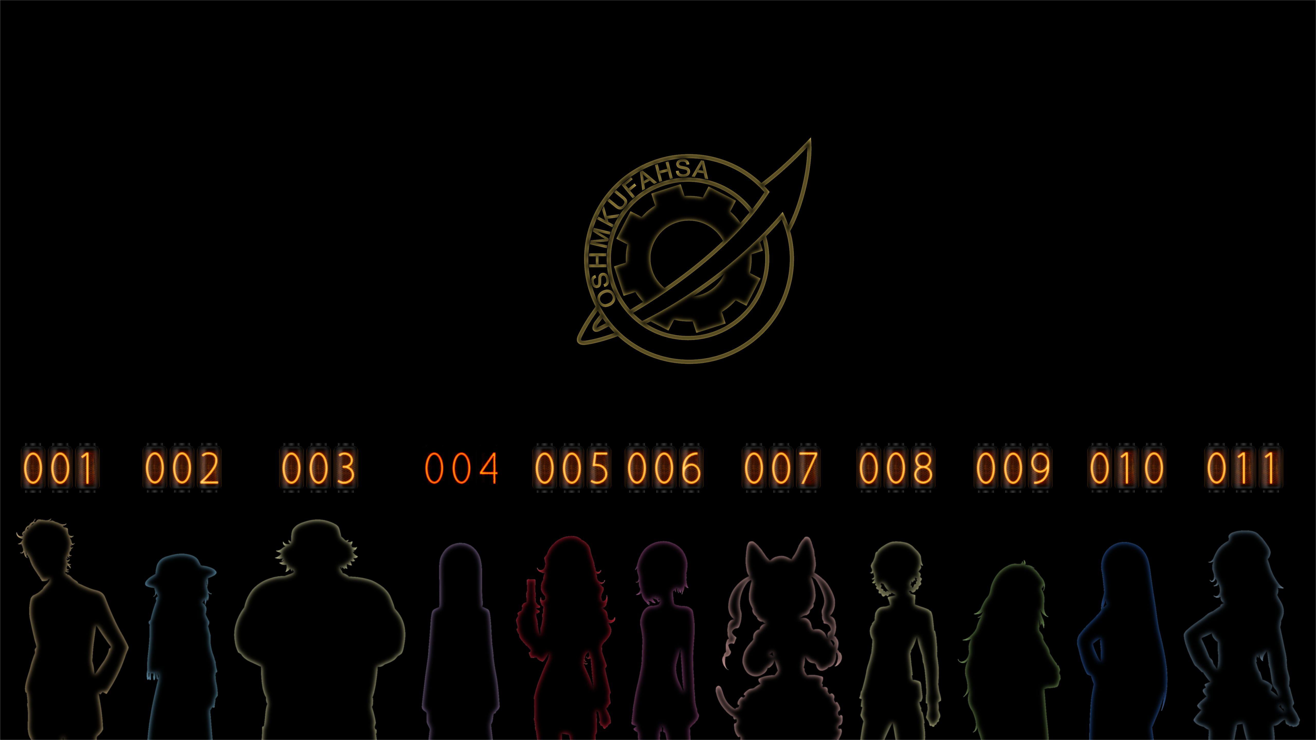 5120x2880 Silhouette of characters wallpaper, Steins;Gate spoilers