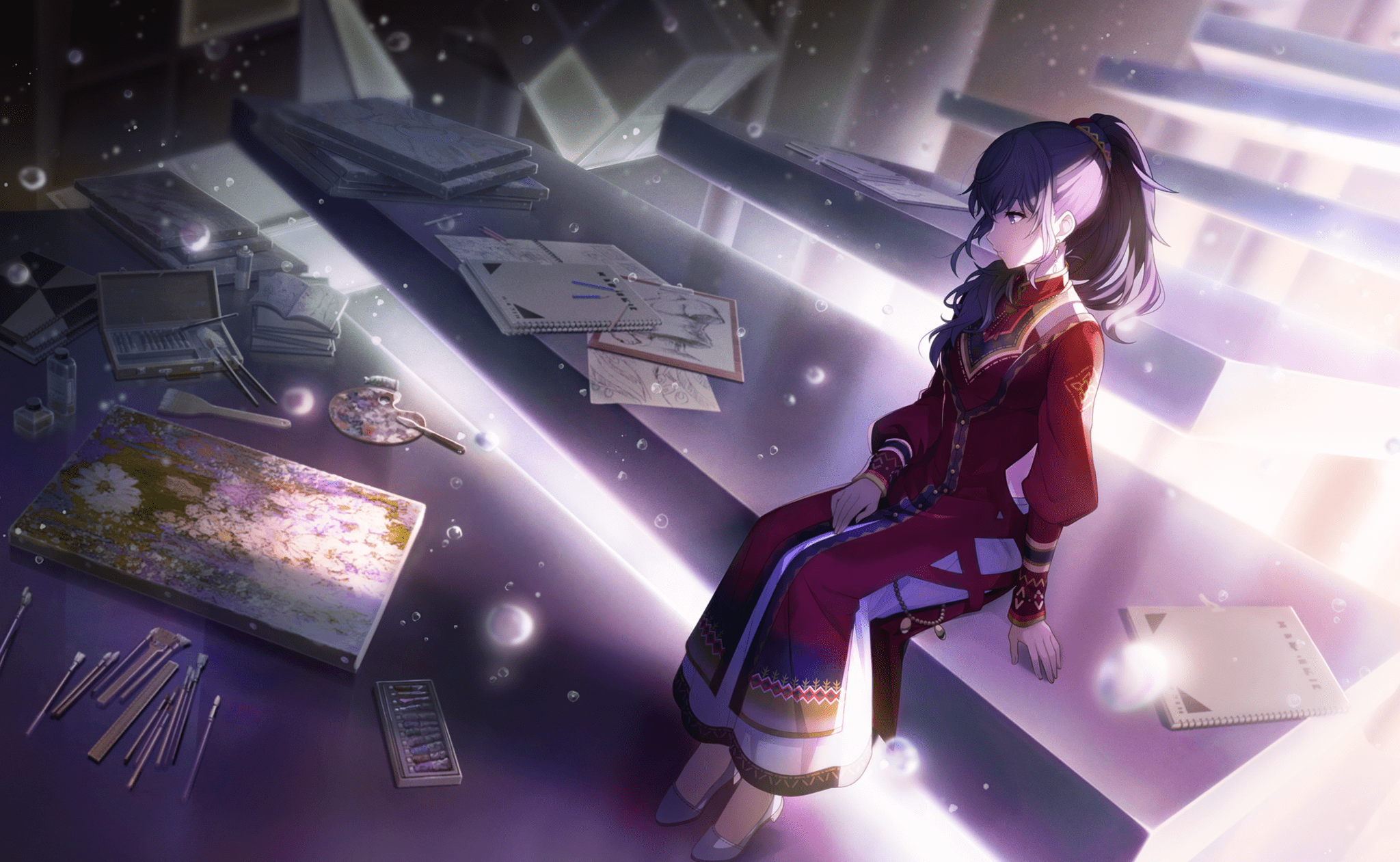 2048x1261 Asahina Mafuyu Wallpaper