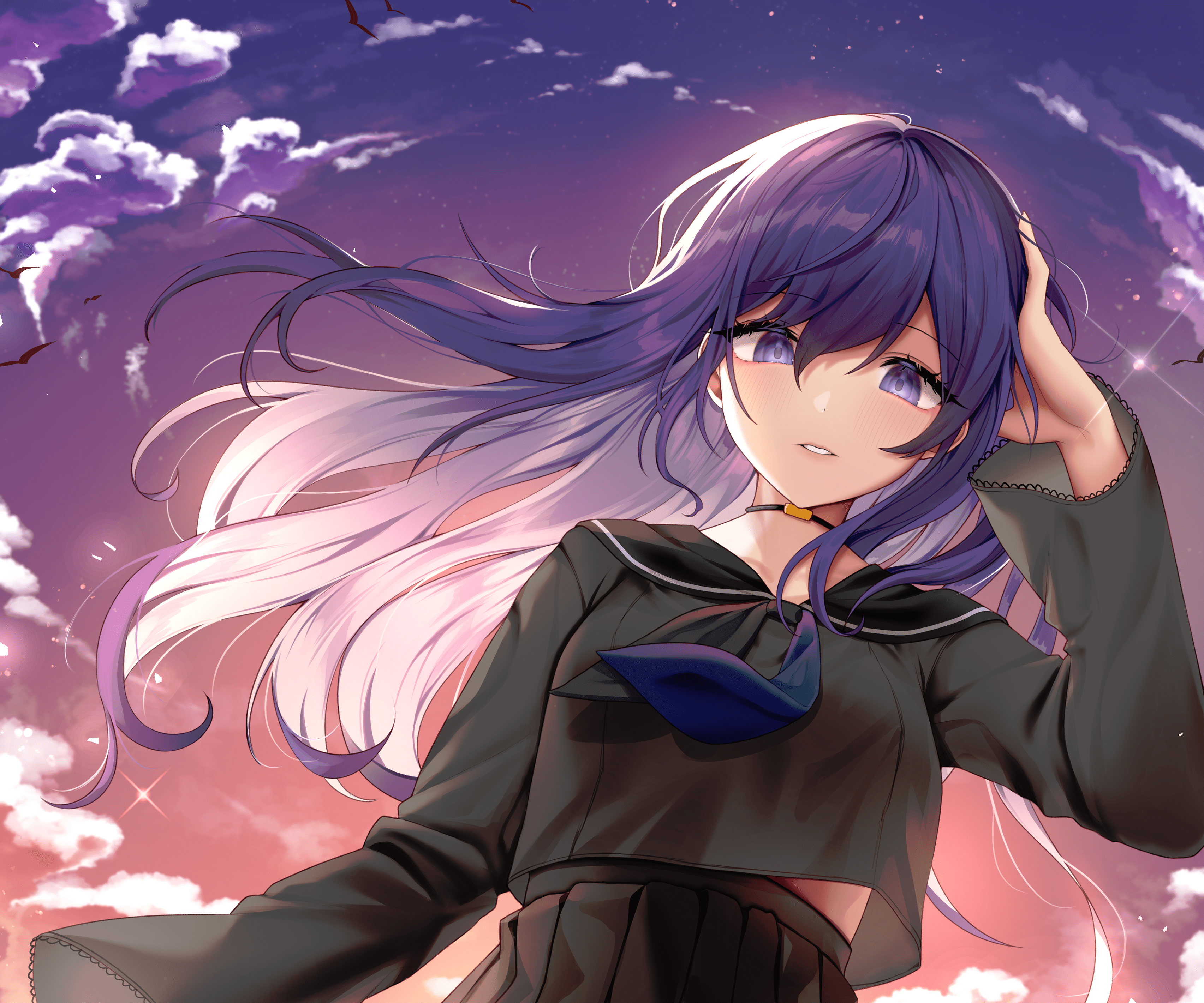 3410x2842 Asahina Mafuyu Wallpaper