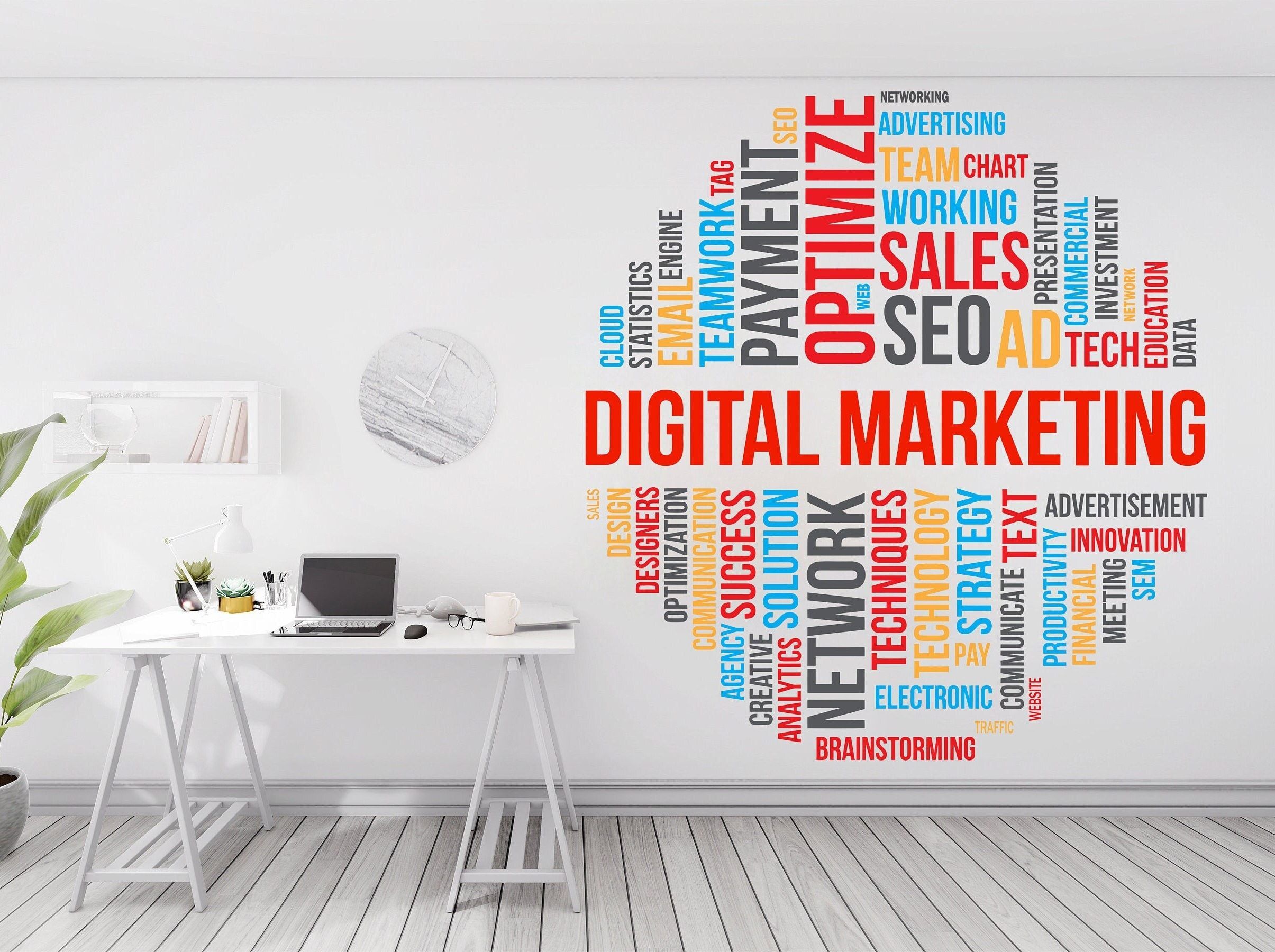 2410x1800 Digital Marketing Office Wall Decor