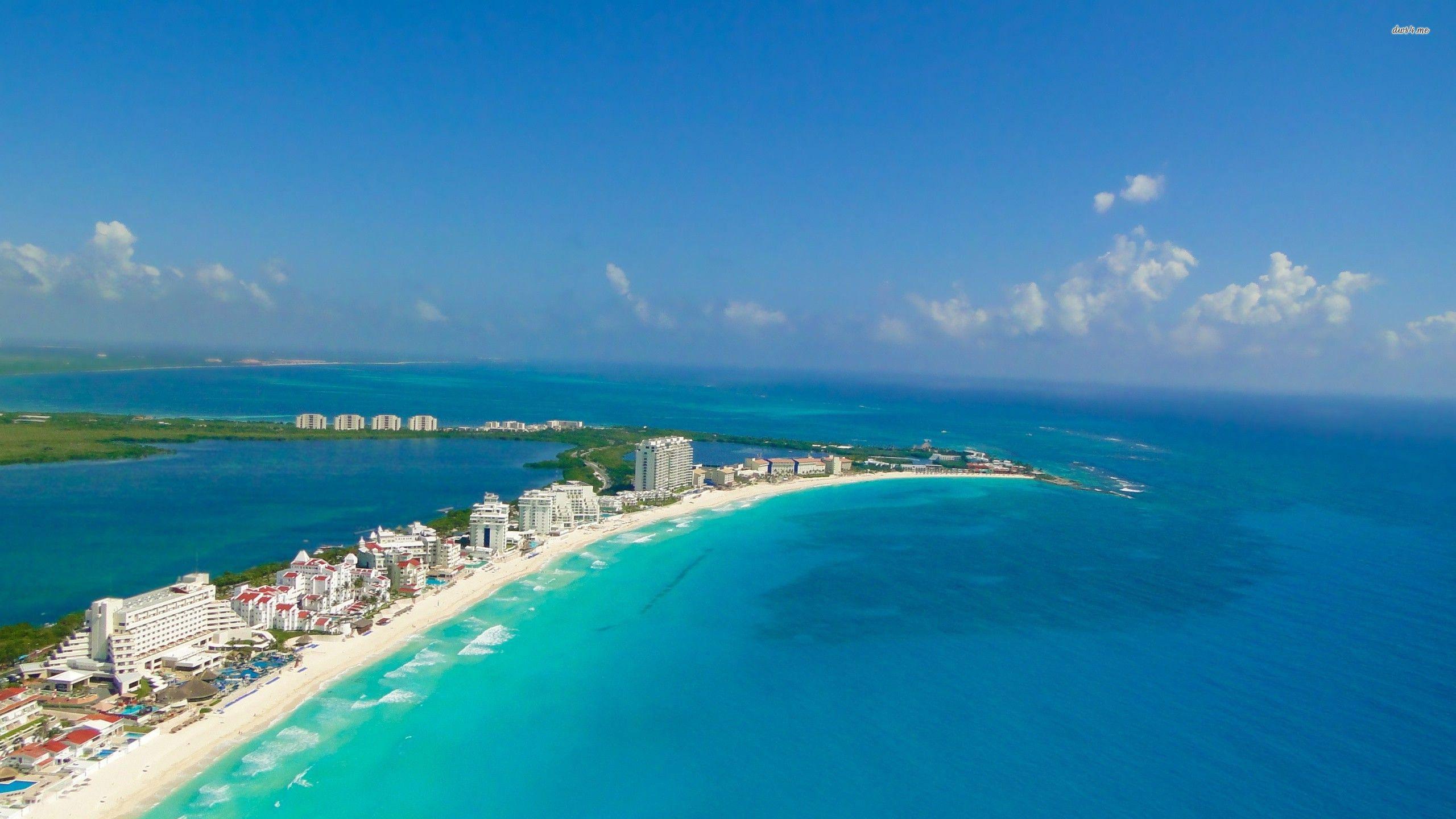 Mexico 5k 4k wallpaper Cancun The Caribbean shore sky HD wallpaper   Wallpaperbetter