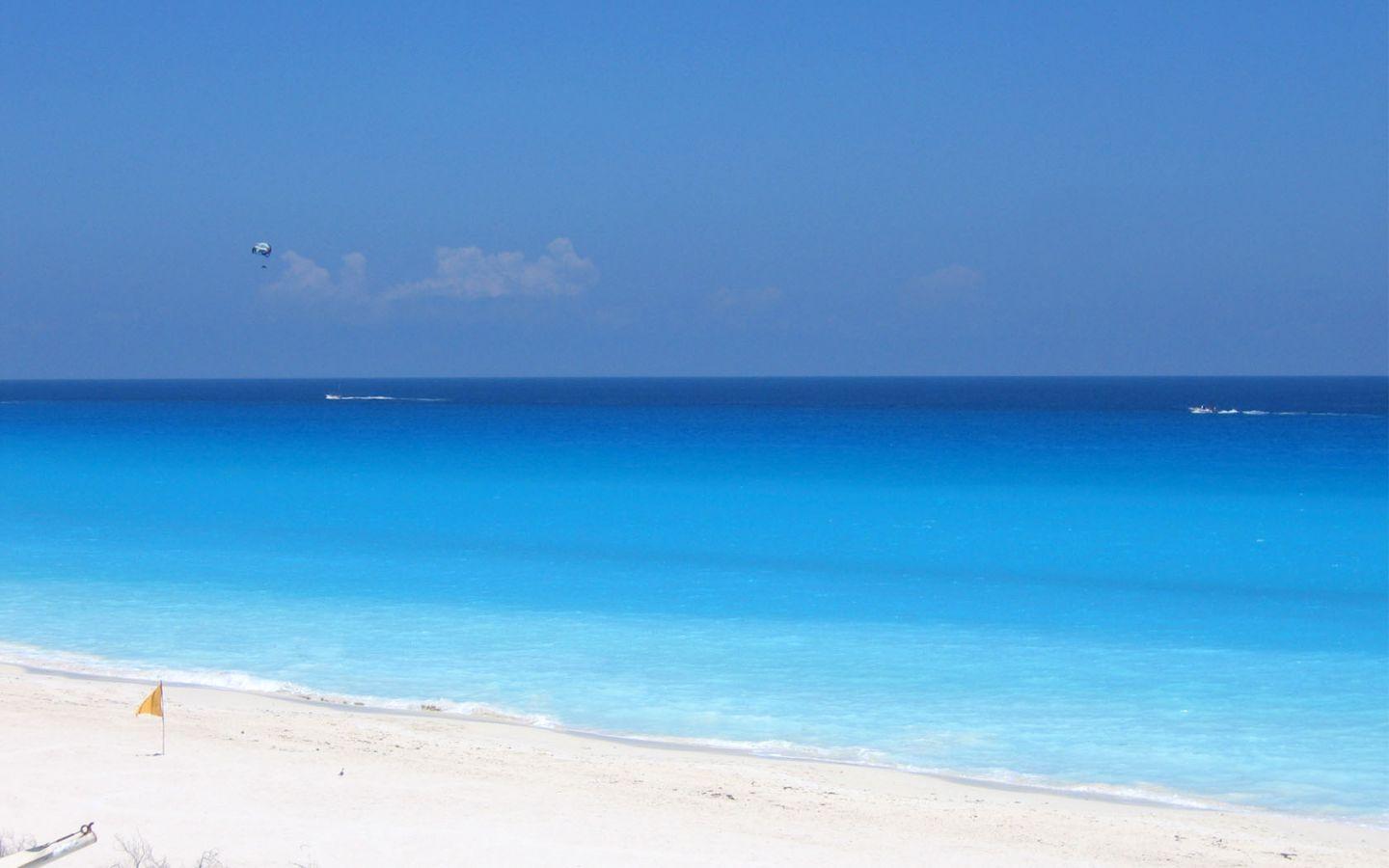 1440x900 Cancun beach Wallpaper HD