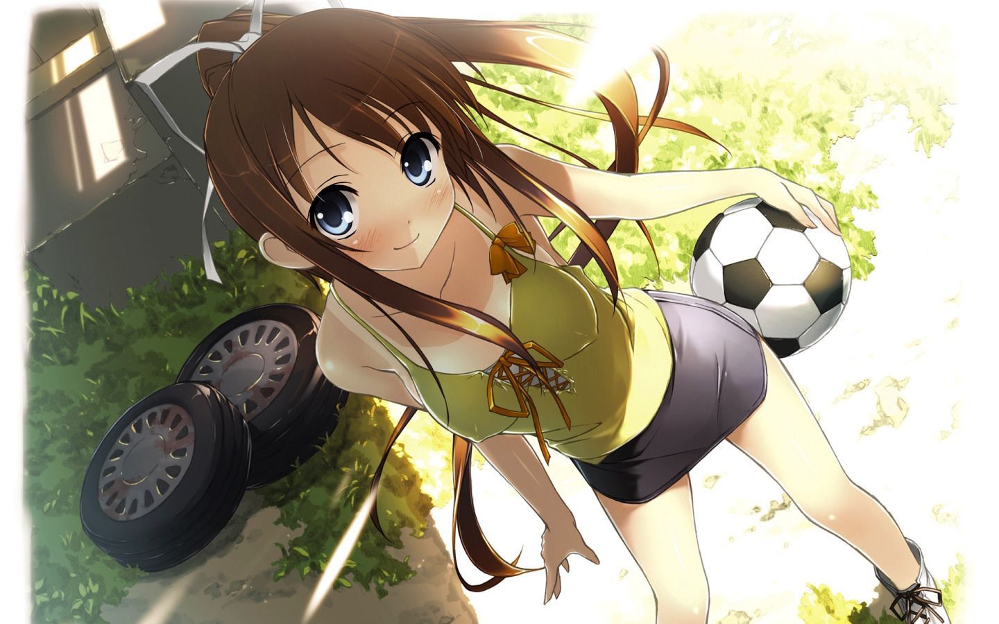 1440x900 ball, anime, kawaii, Kawai, anime