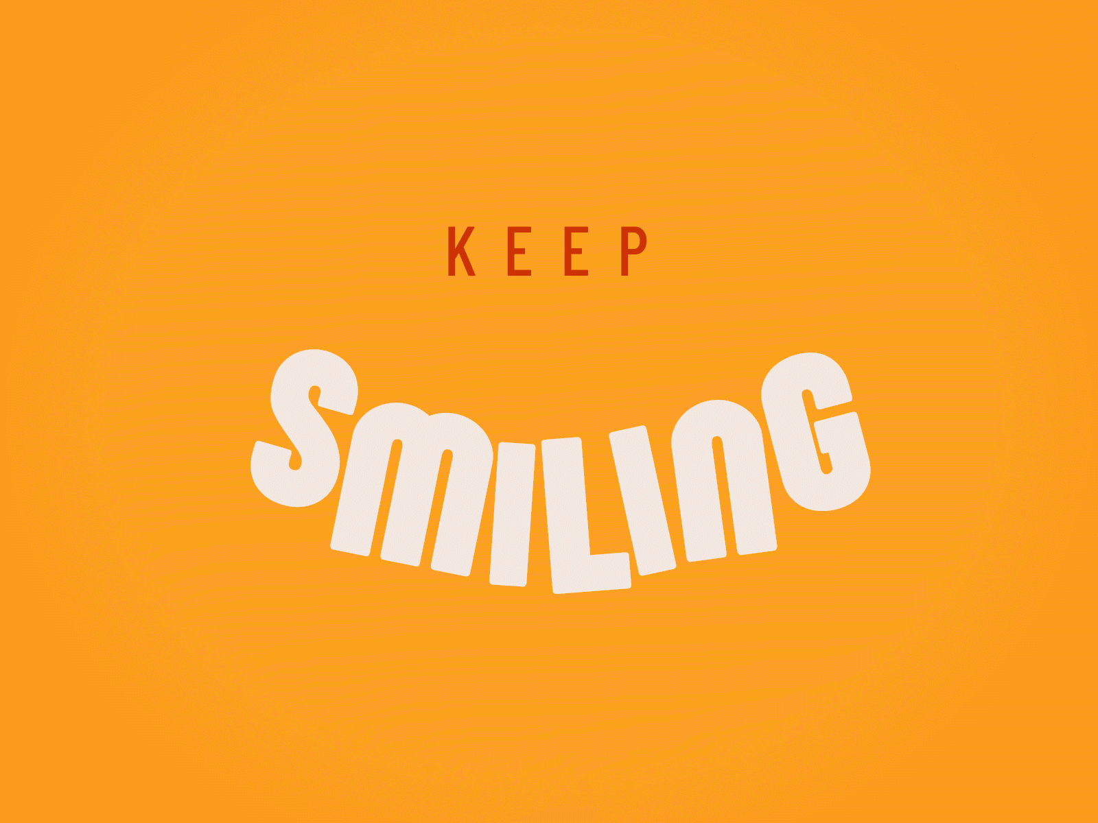 1600x1200 Keep smiling! by Fabio Galessi on Dribbble