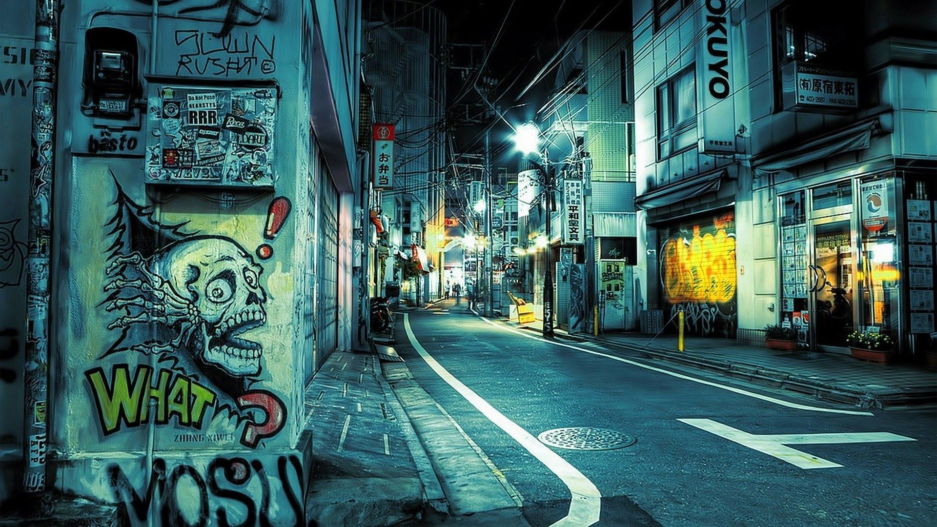 1920x1080 Man Made Street HD Wallpaper