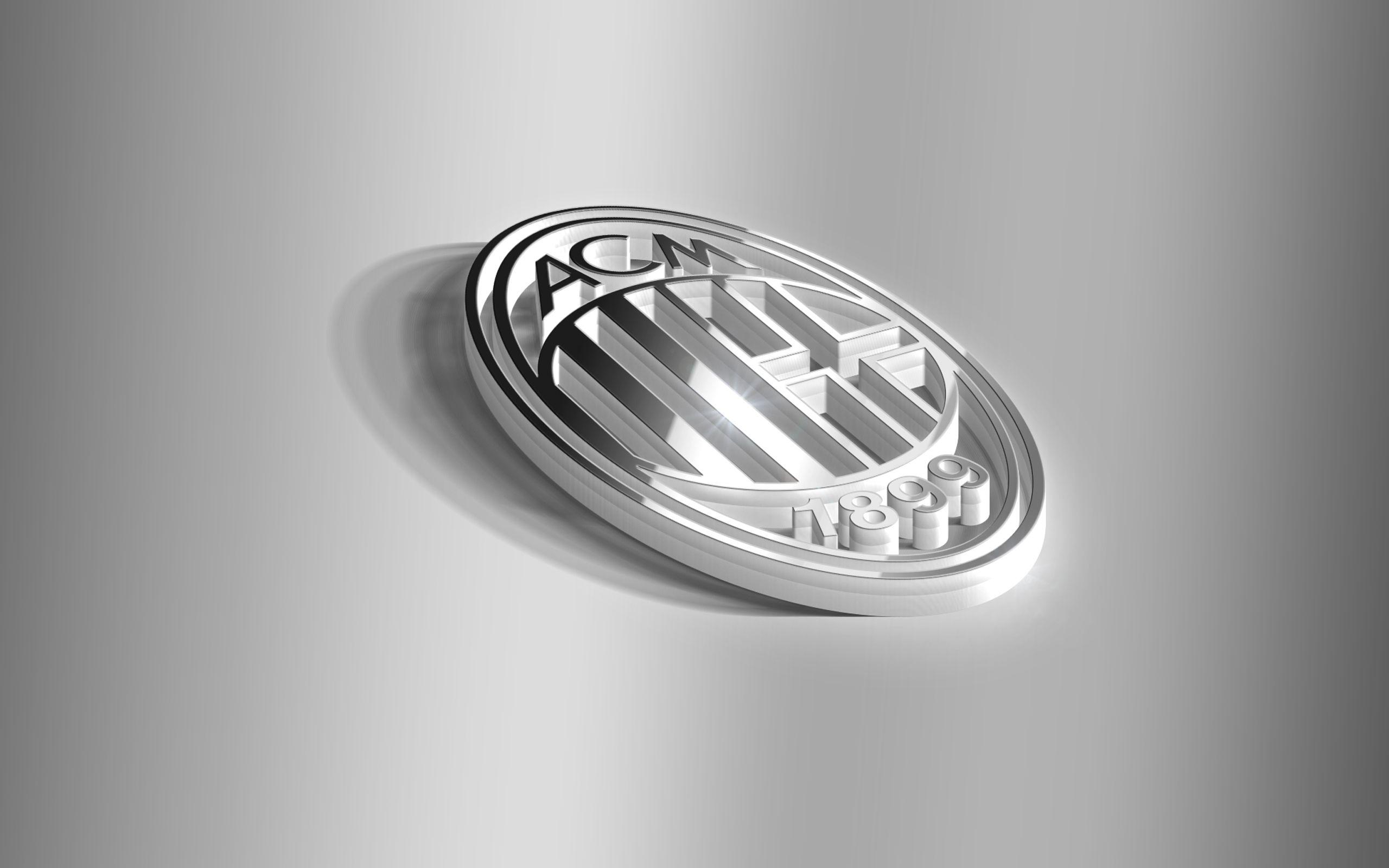 2560x1600 Wallpaper of 3D, A.C. Milan, Emblem, Logo, Soccer background