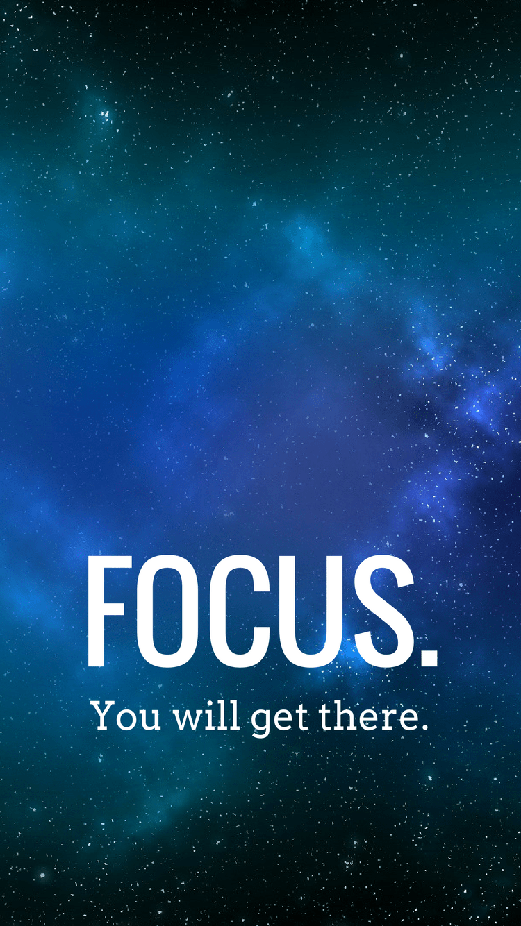 Get It Done Quote STAY FOCUSED